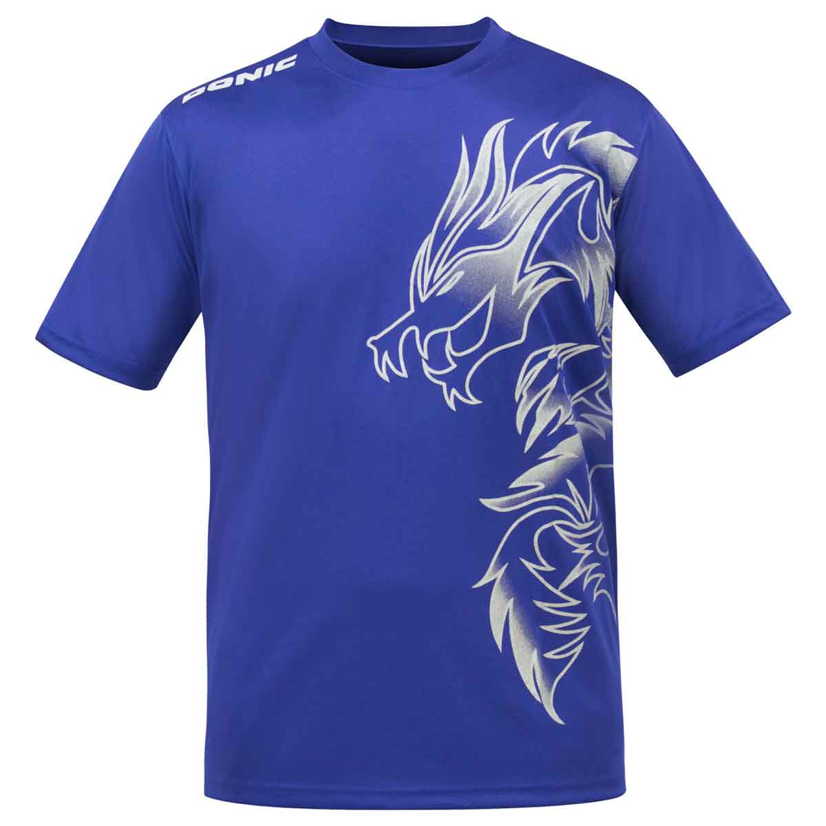 Donic T-Shirt Dragon royal/weiß XXS