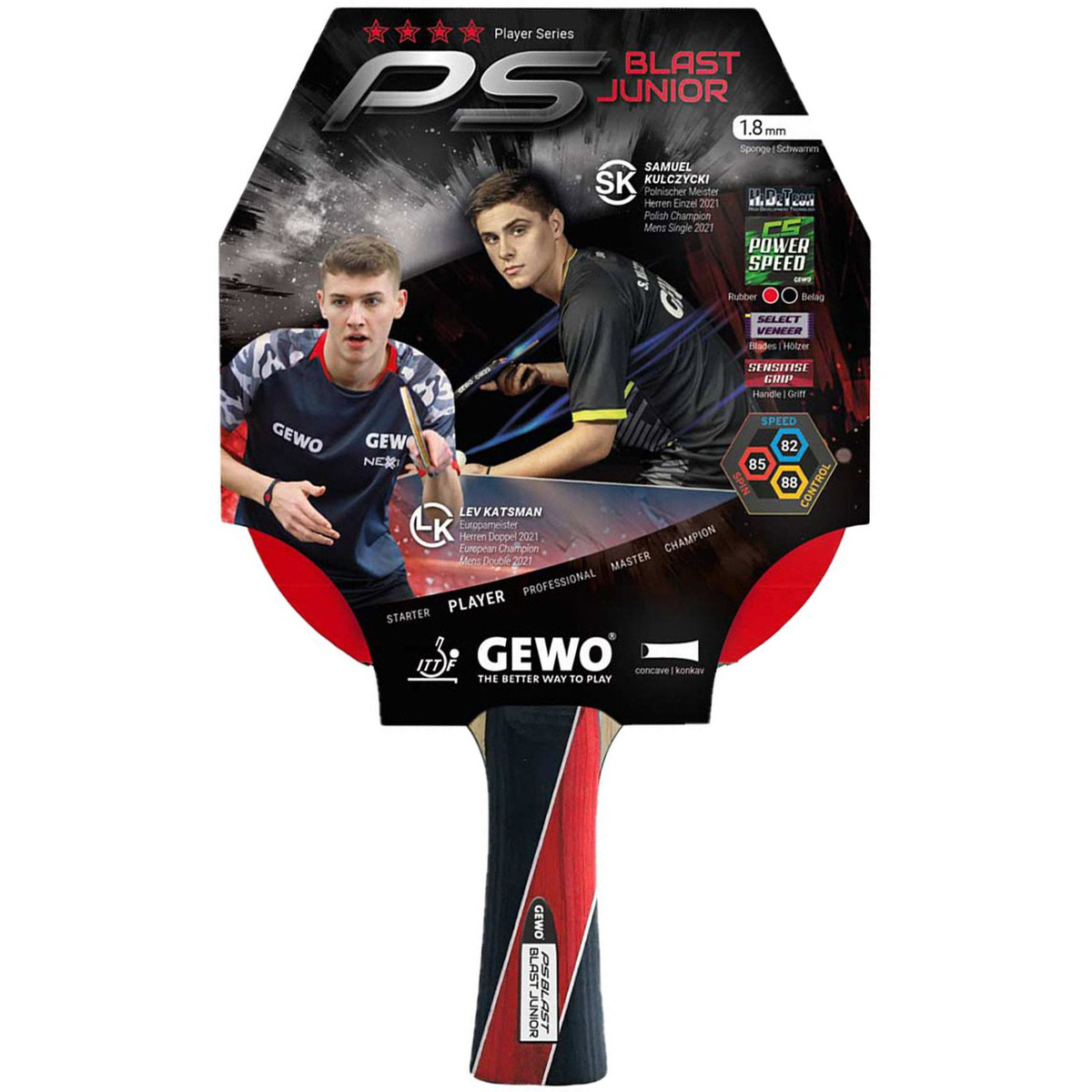 GEWO Schläger PS Blast Junior  konkav