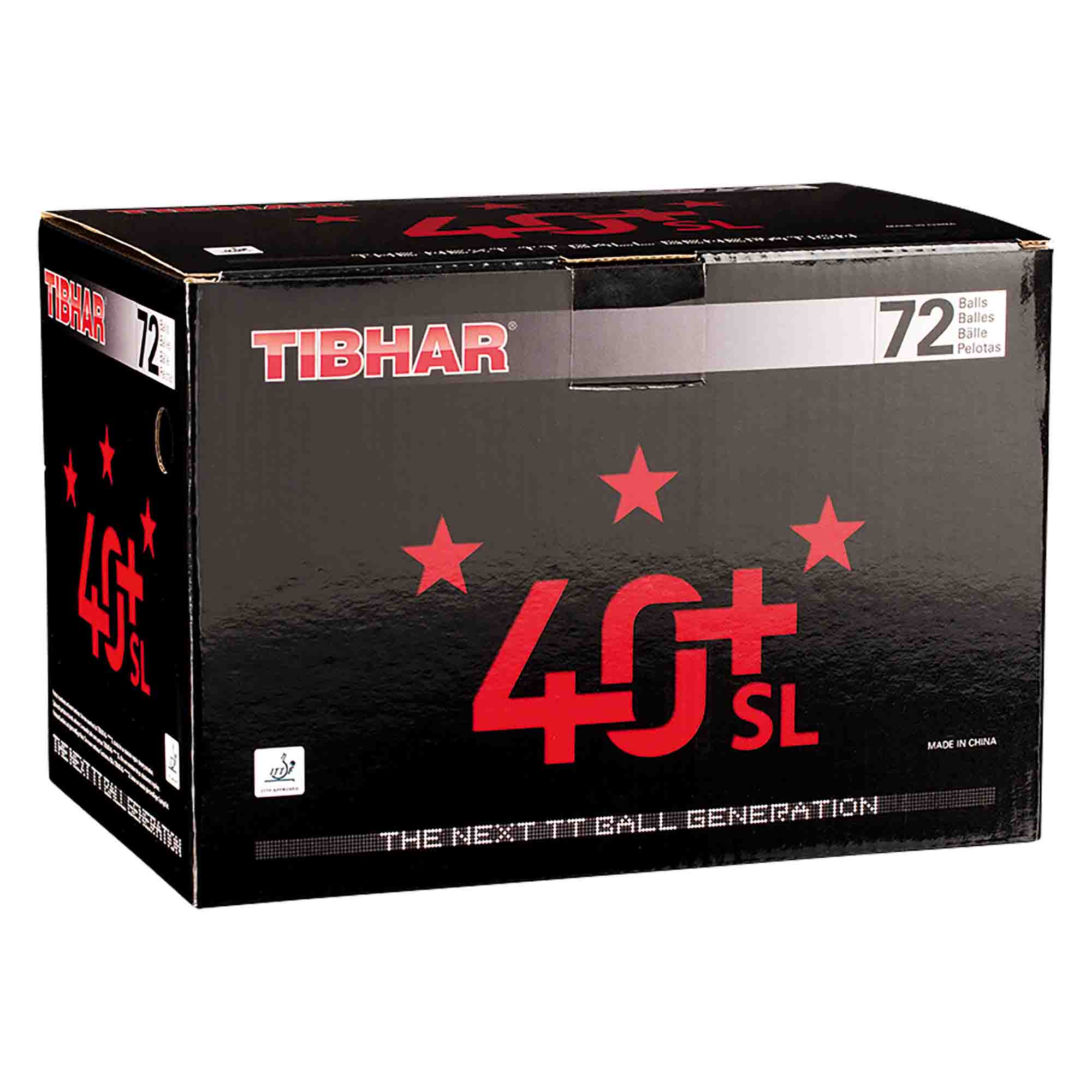 TIBHAR Ball ***40+ SL (nahtlos) 72er weiß