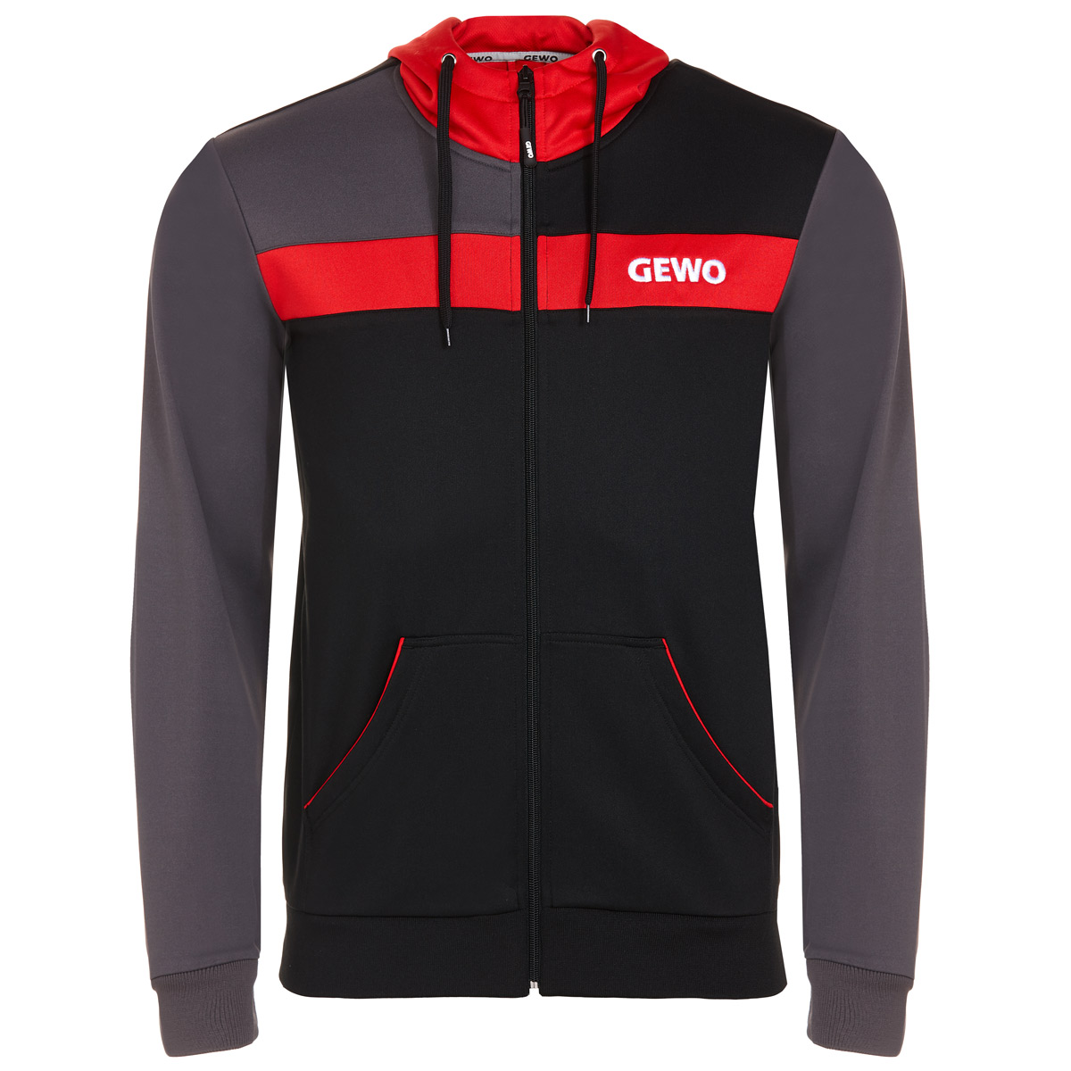 GEWO Hoodie Ravenna schwarz/nine iron S