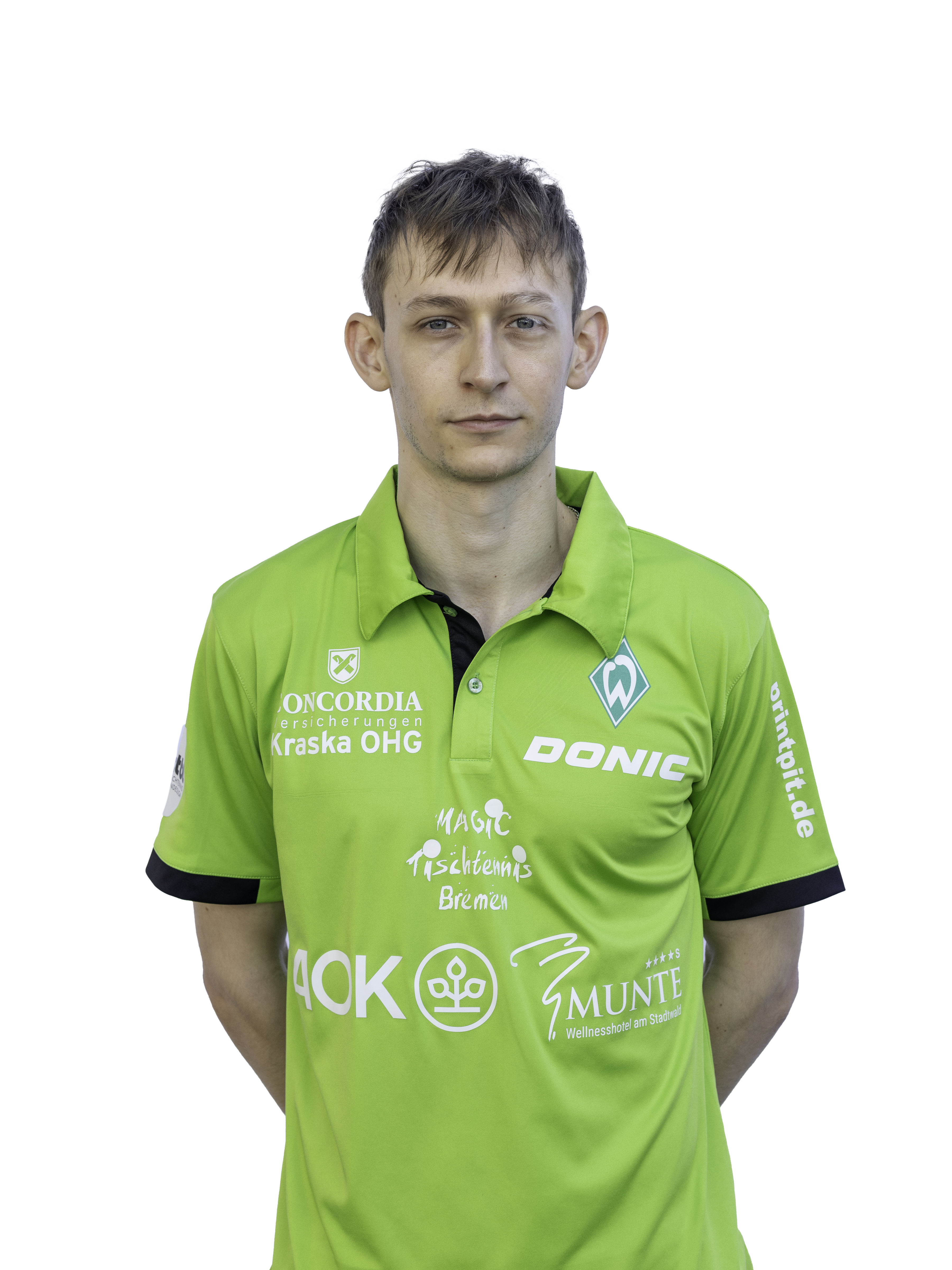 Werder Bremen Tischtennis Hemd grün Saison 2026/27 grün XXL