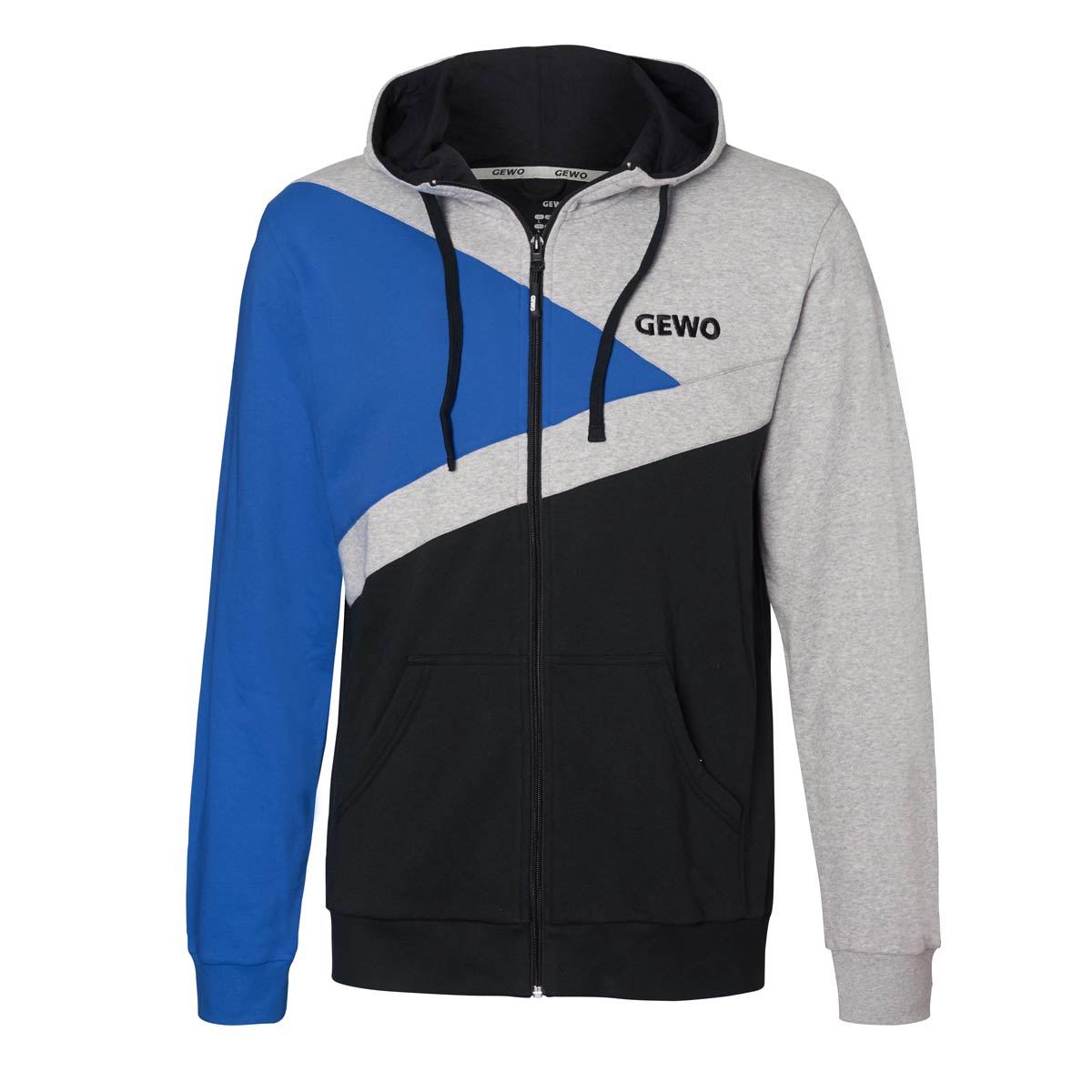 GEWO Hoodie Lever schwarz/royal M