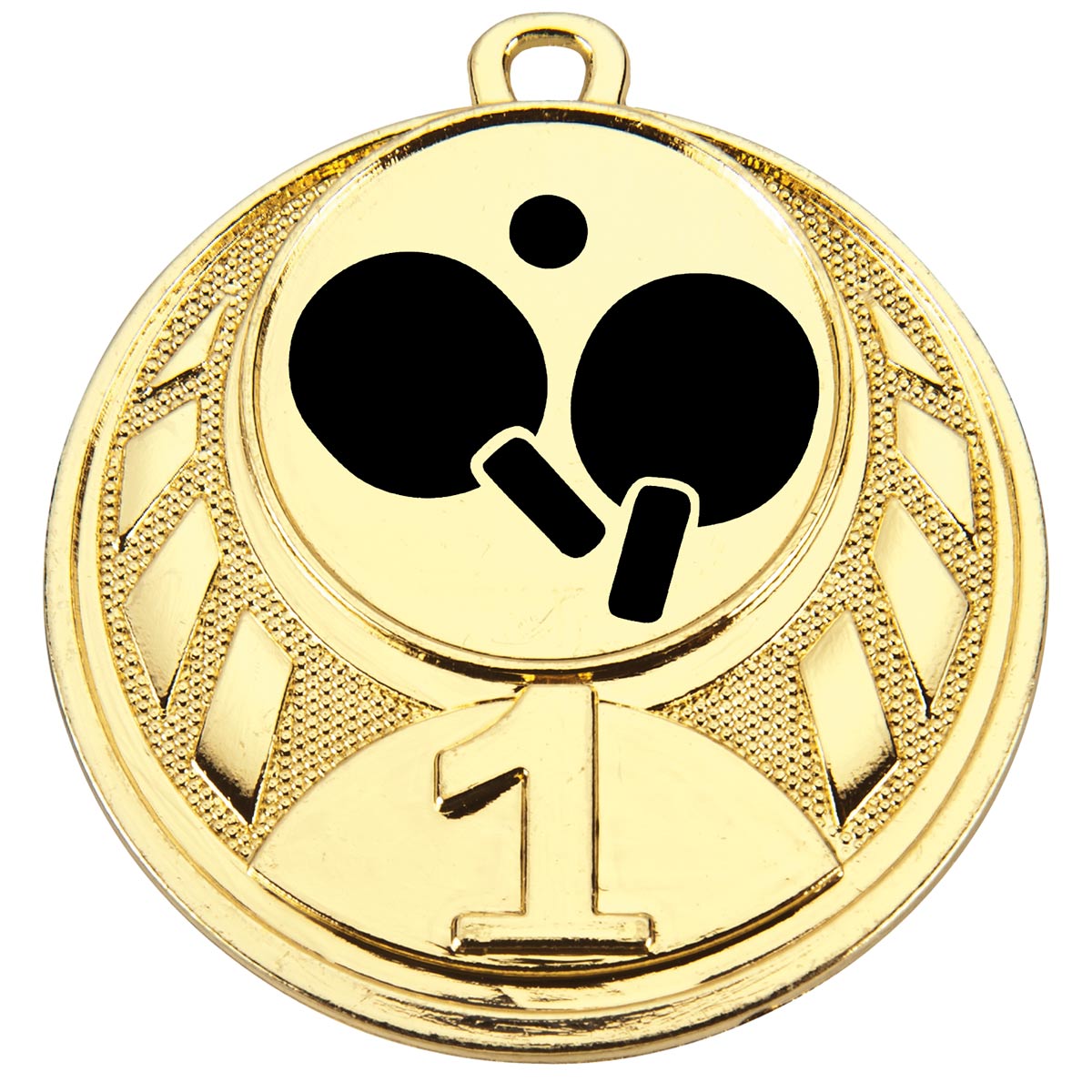 Medaille Platzierung 45mm gold