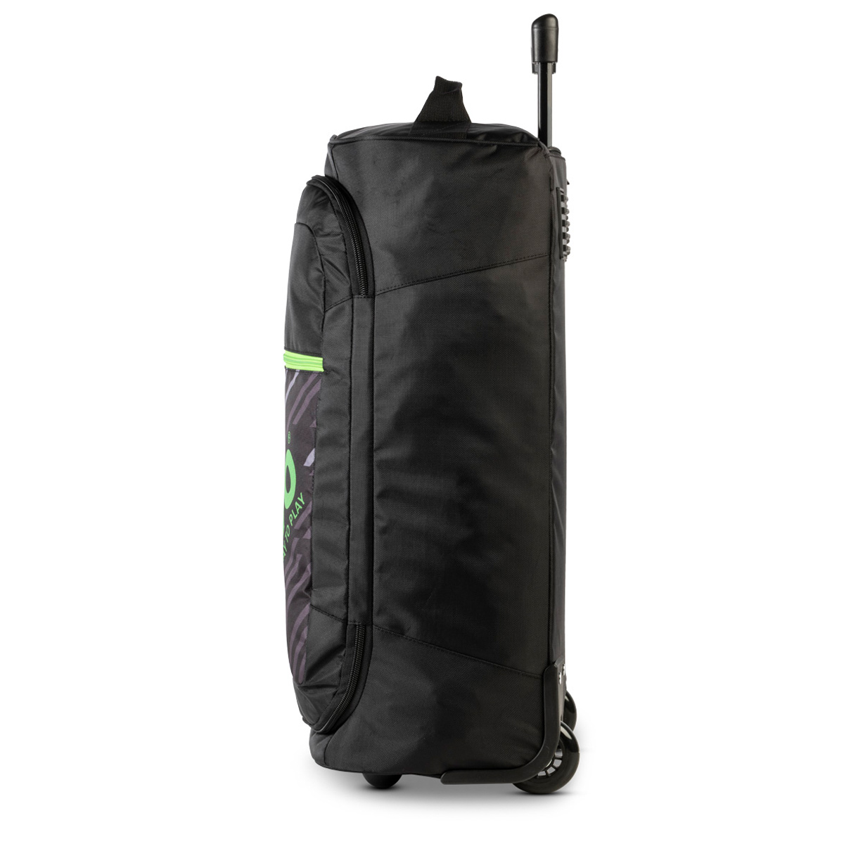 GEWO Trolley Stripes M schwarz/lime