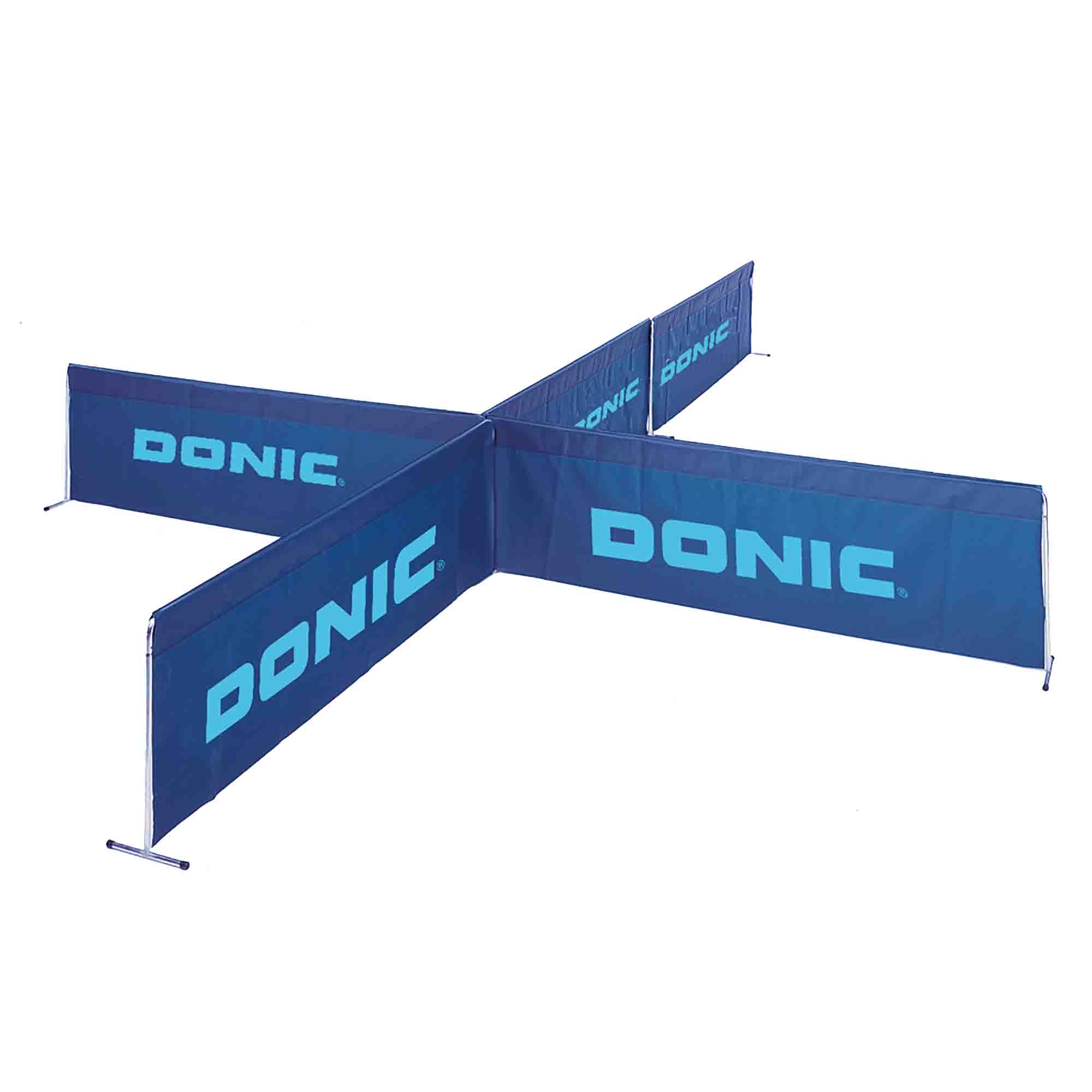 Donic Umrandung mit Logo 10er Set beidseitig blau