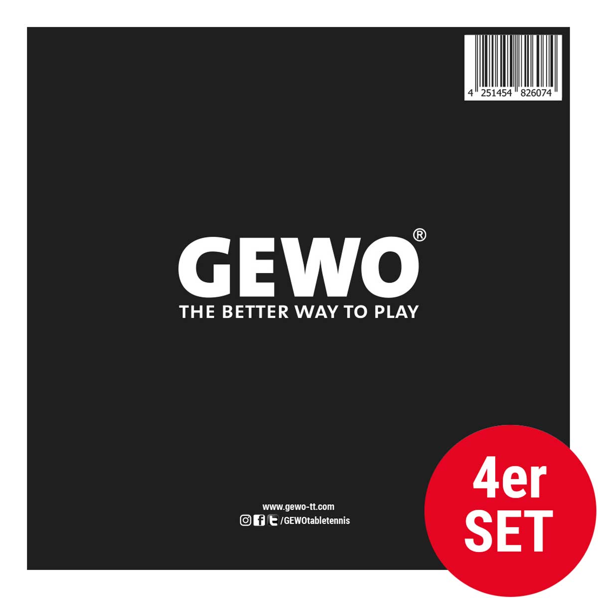 GEWO Belagschutzfolie (selbstklebend) - Set (4 Stück)