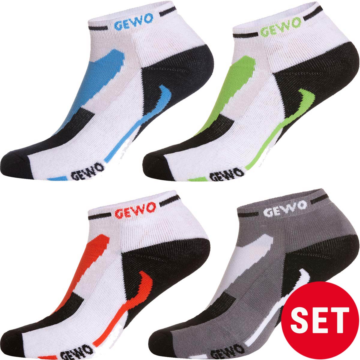 GEWO Kurzsocke Short Flex III - Set (4 Stück)