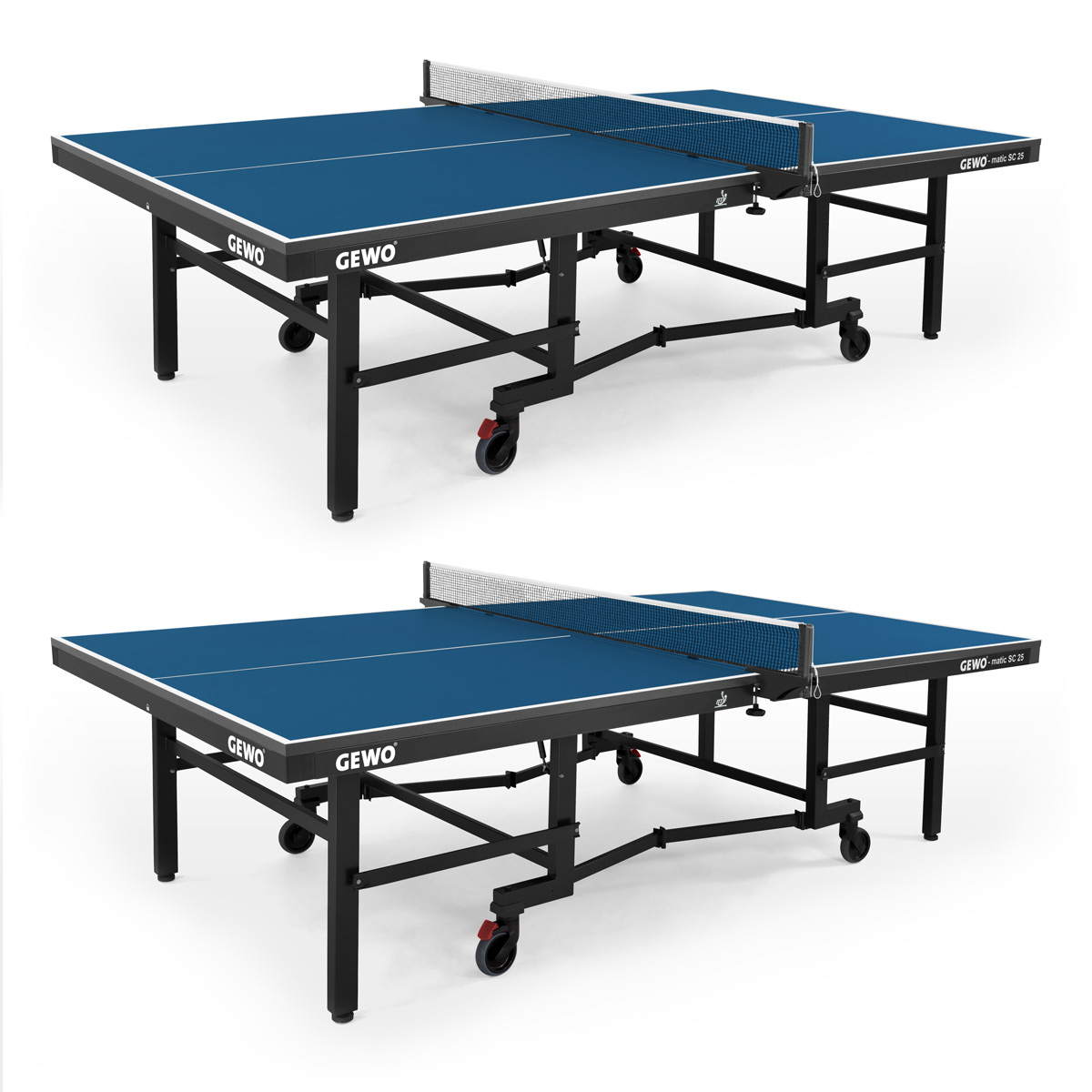 2er Set GEWO Tisch Gewomatic SC 25  blau