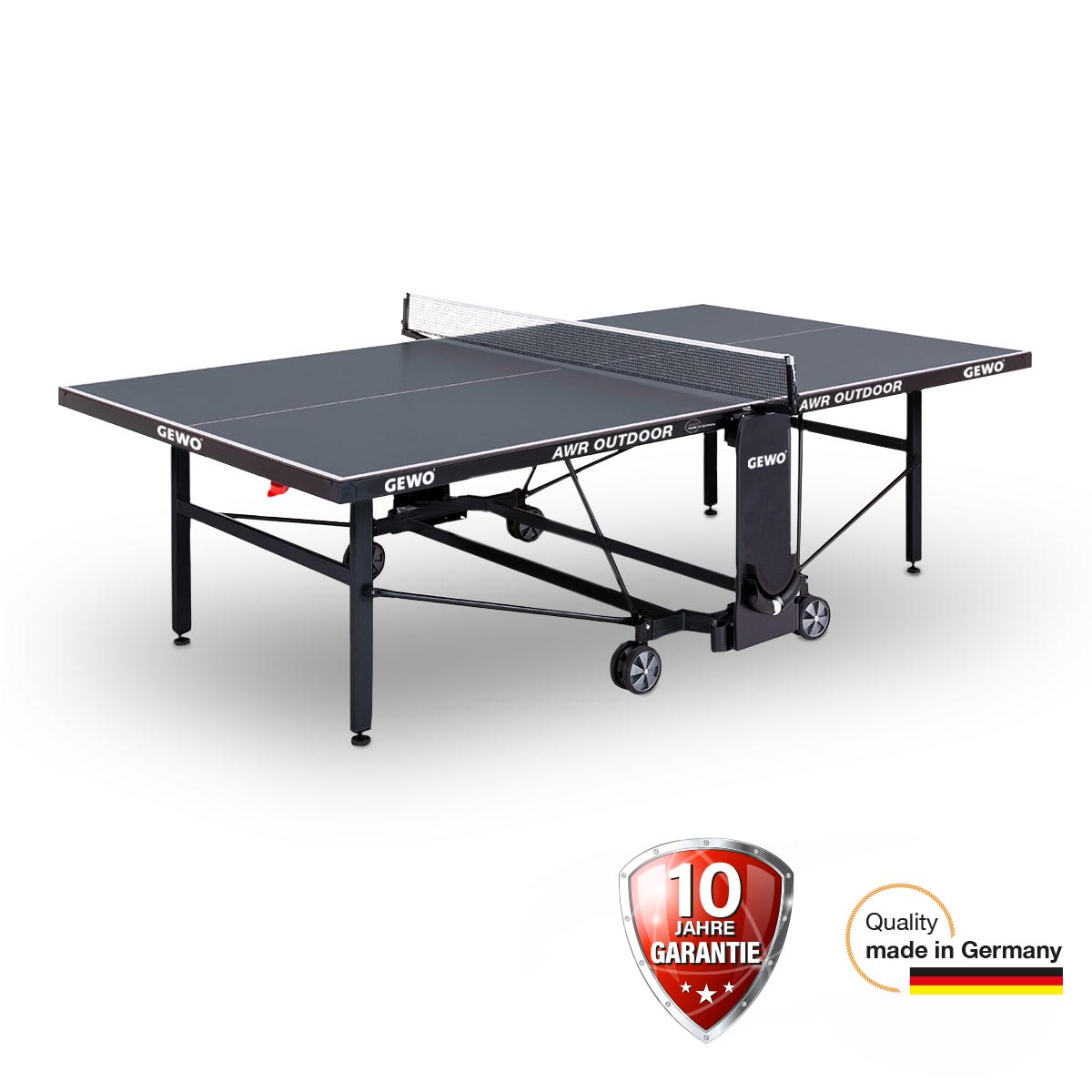 GEWO Tischtennisplatte AWR Outdoor grau