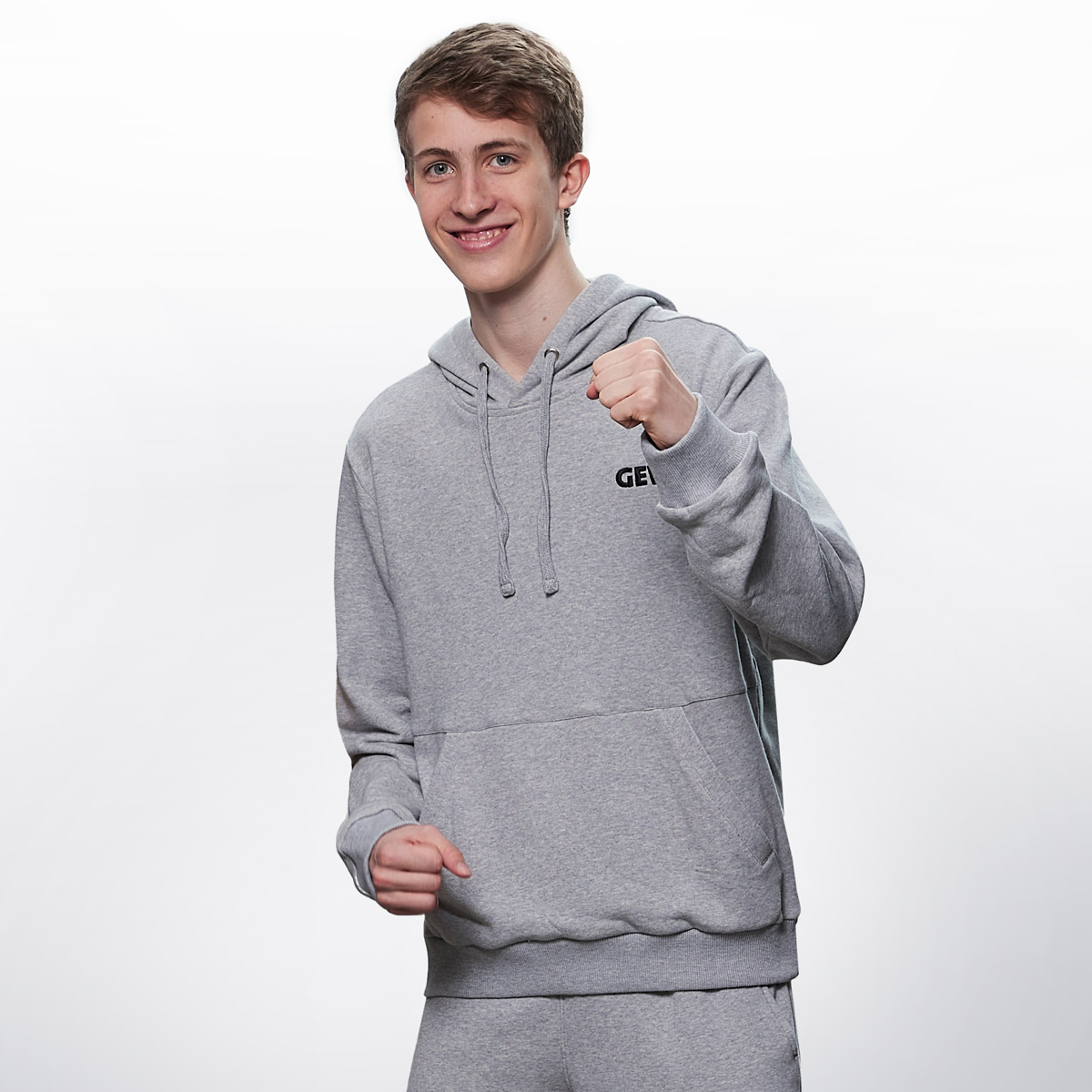 GEWO Hoodie Gandia hellgrau XXXXL