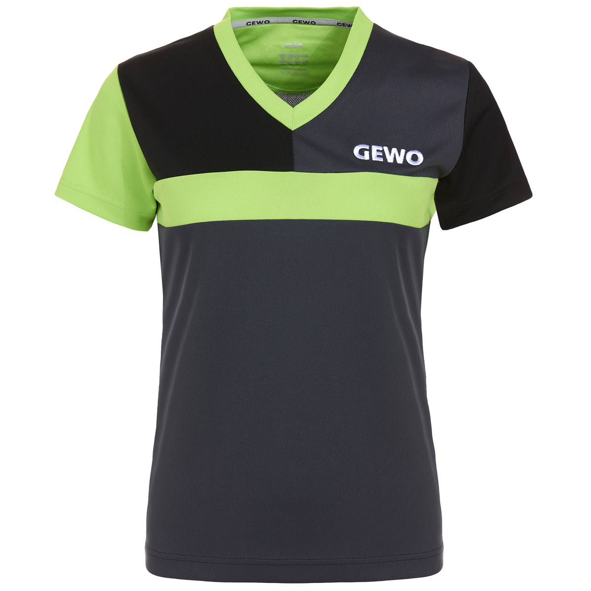 GEWO Lady Shirt Ravenna Nine Iron/lime S