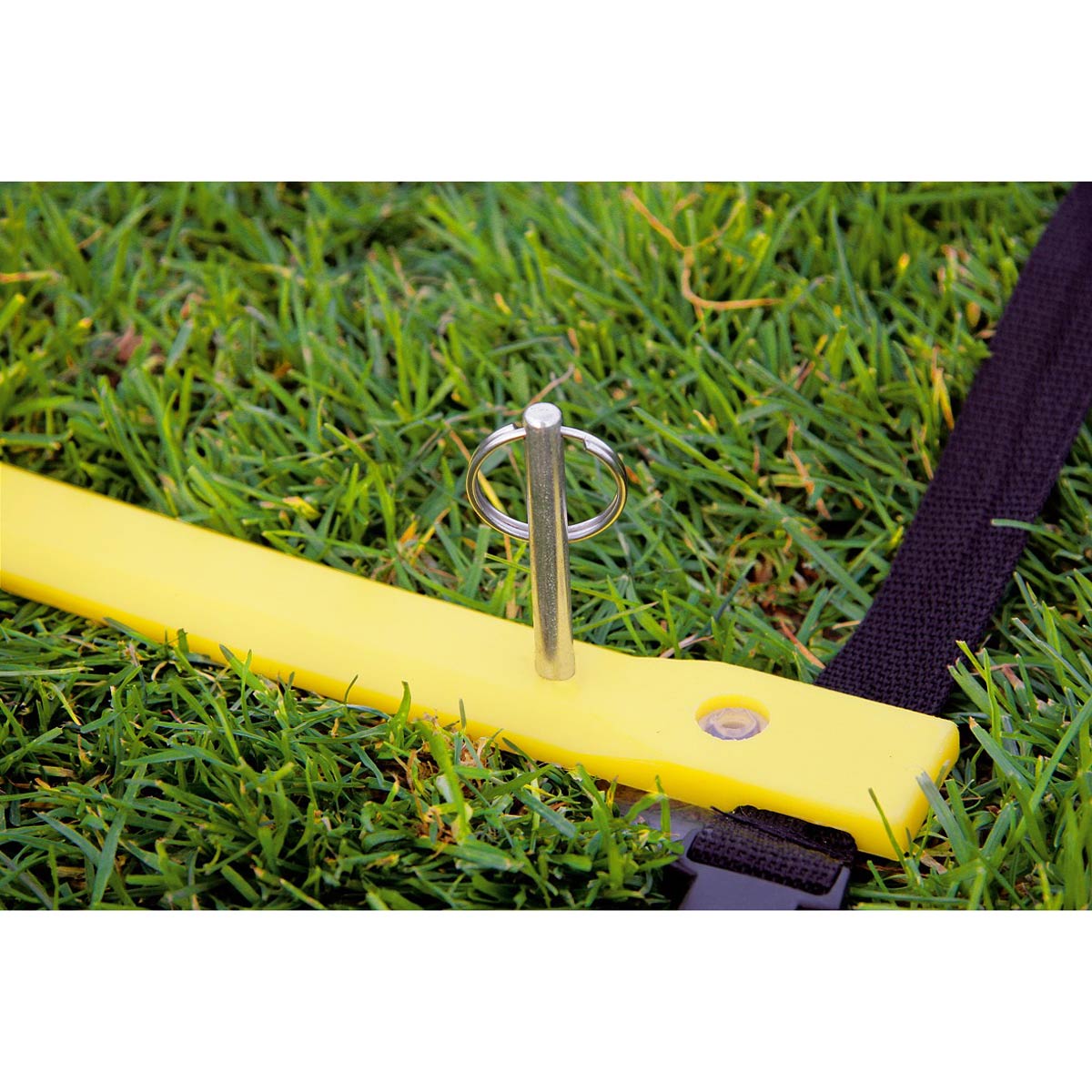 Koordinationsleiter "Agility" Doppel-Leiter 8 m schwarz/gelb