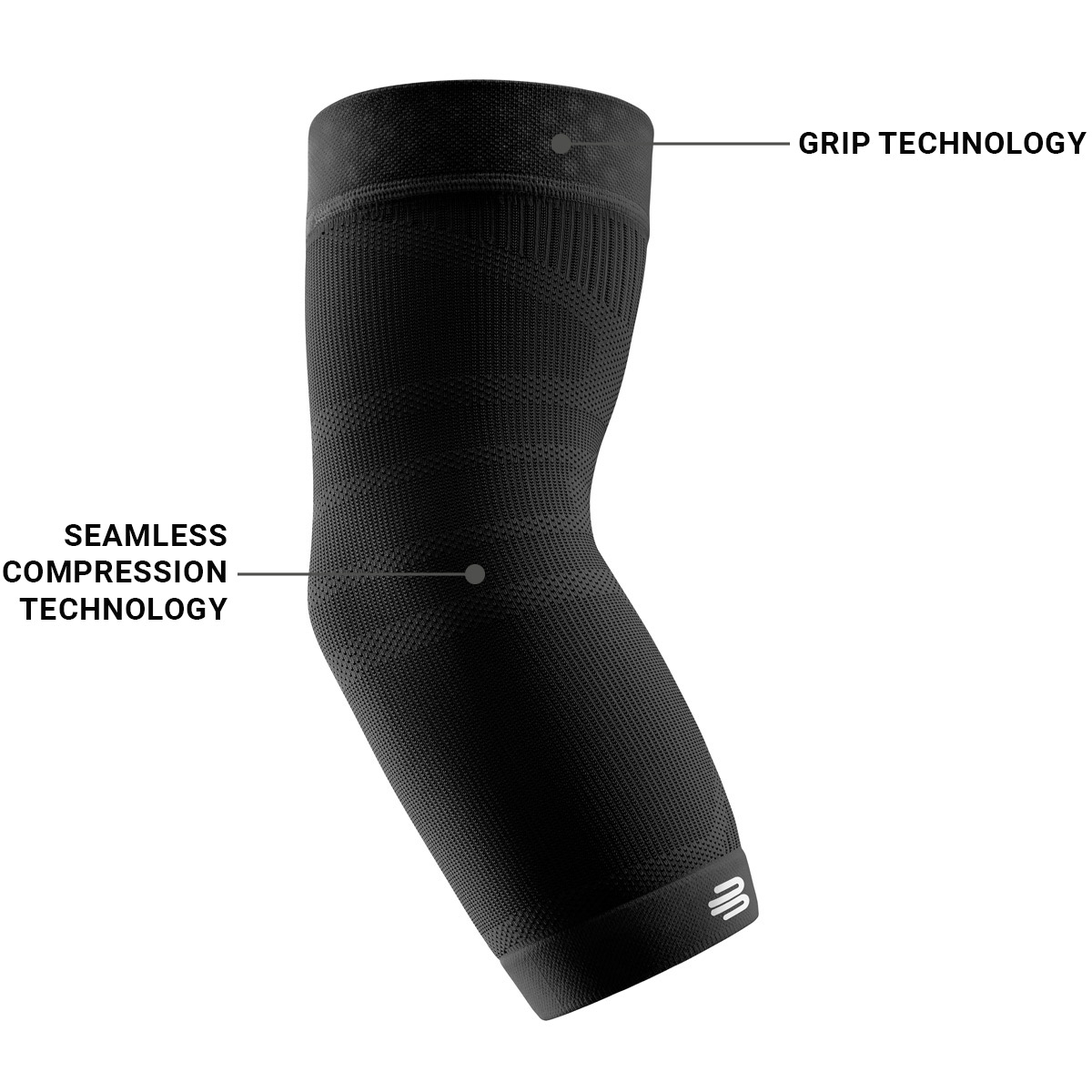 BAUERFEIND Ellenbogen Kompressionsbandage schwarz XL