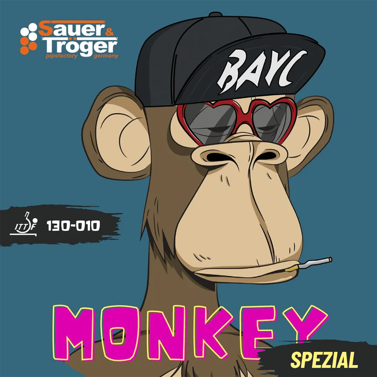 Sauer & Tröger Belag Monkey Spezial schwarz OX