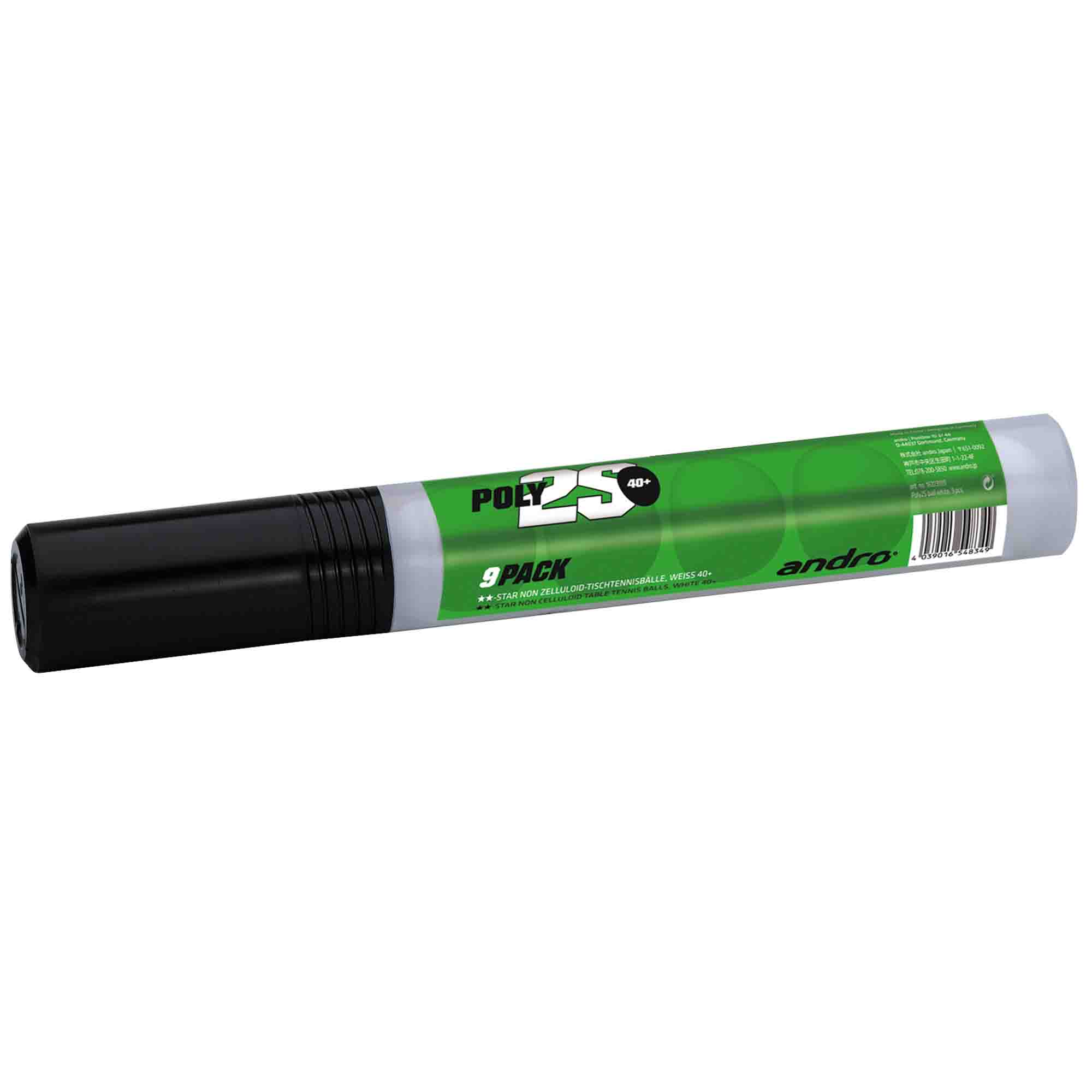 andro Trainingsball Poly2S** 9er Röhre