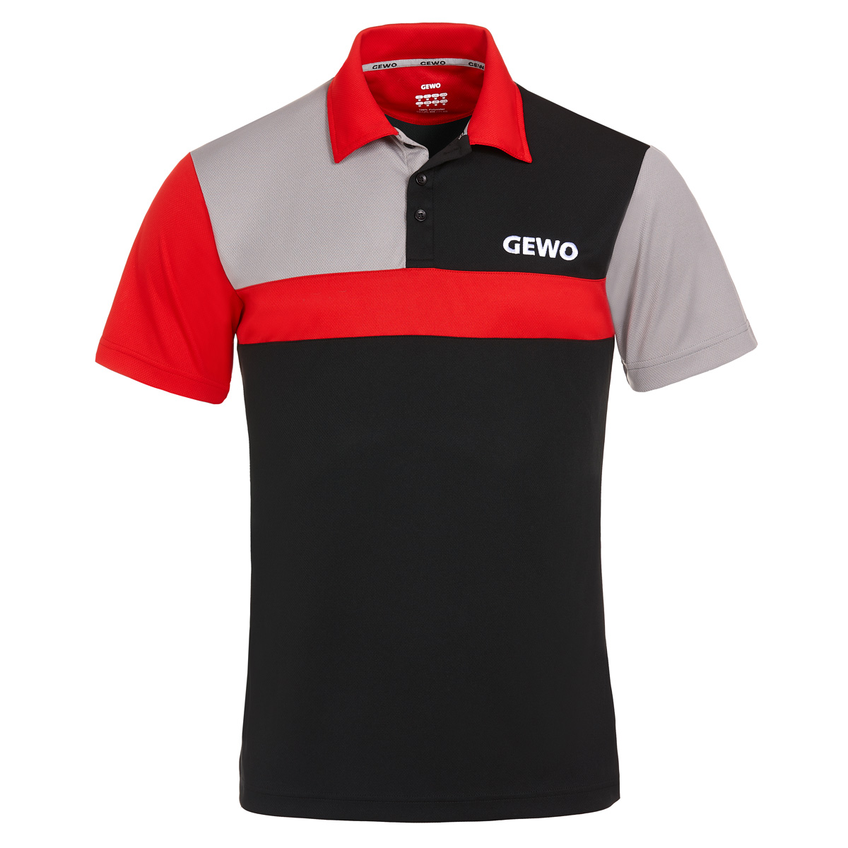 GEWO Hemd Ravenna Angebot schwarz/rot XXXXL
