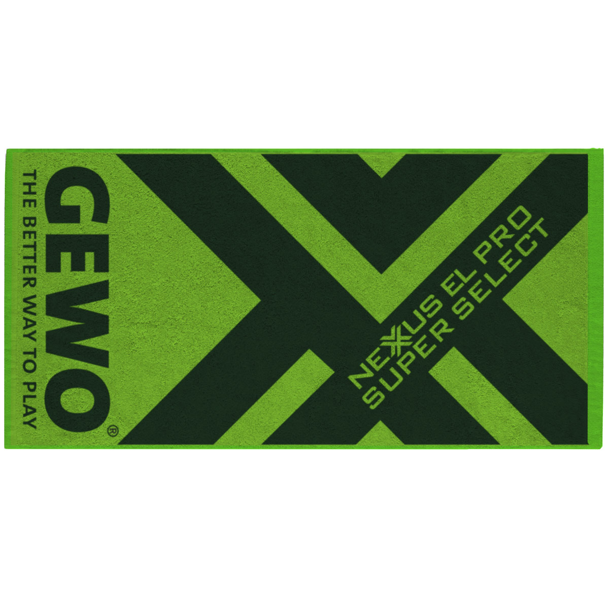 GEWO Handtuch Super Select schwarz/grün
