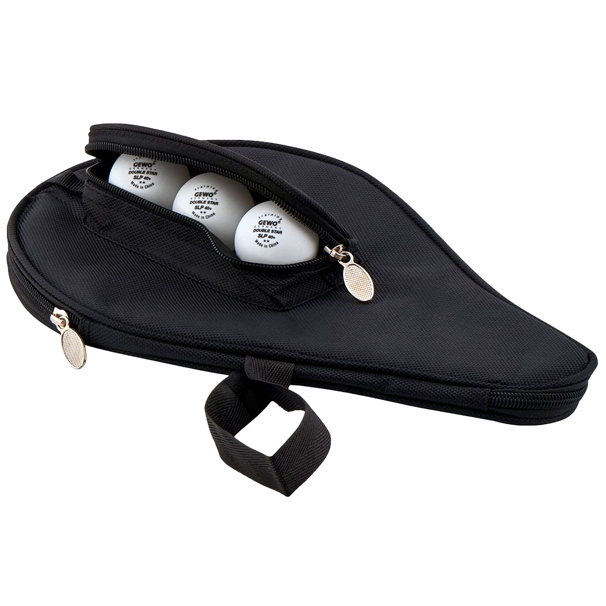 GEWO Rundhülle Master mit Ballfach schwarz/grün