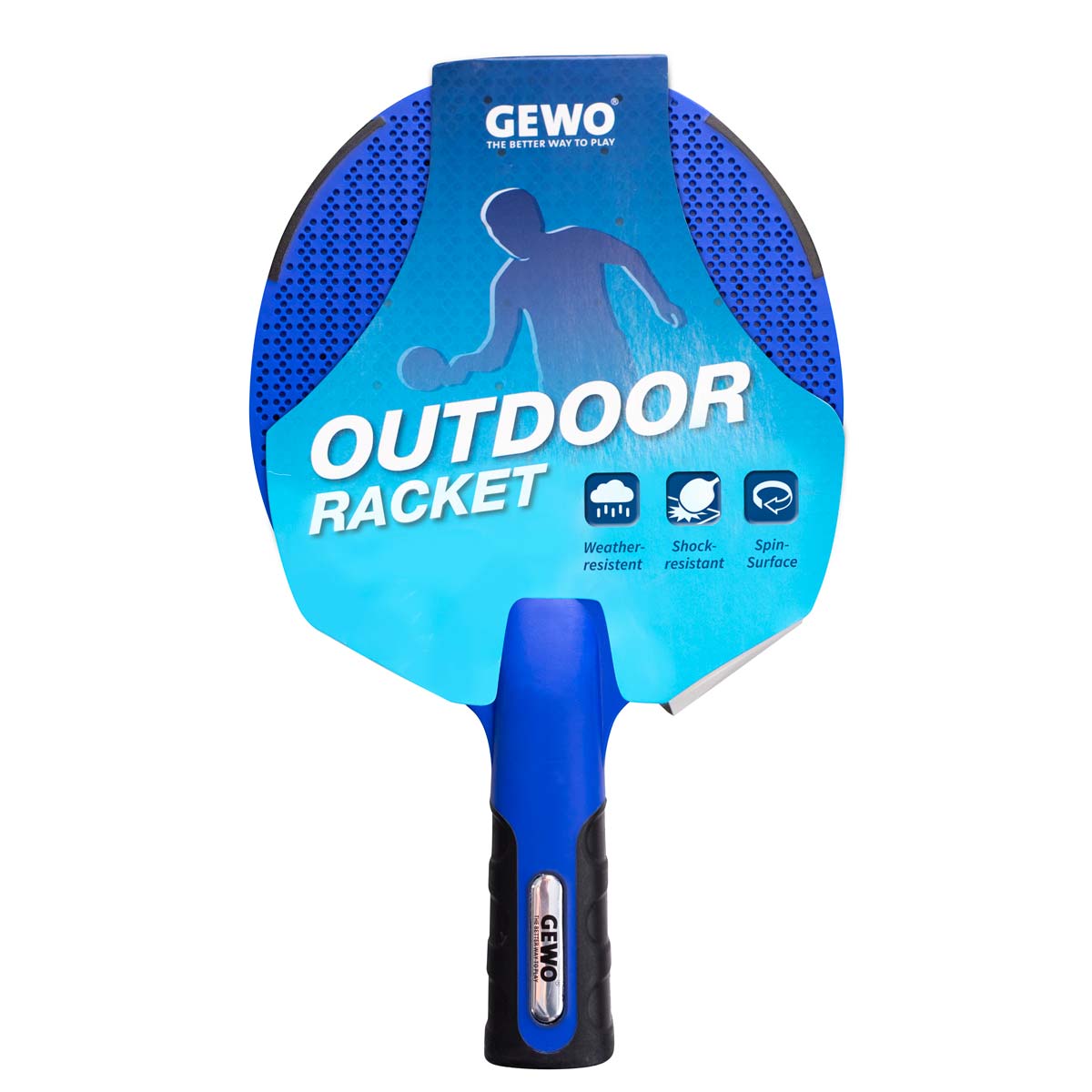 GEWO Outdoor Schläger blau konkav