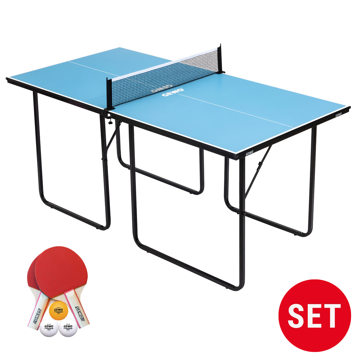 GEWO Midi Tisch - Set (2-teilig) blau