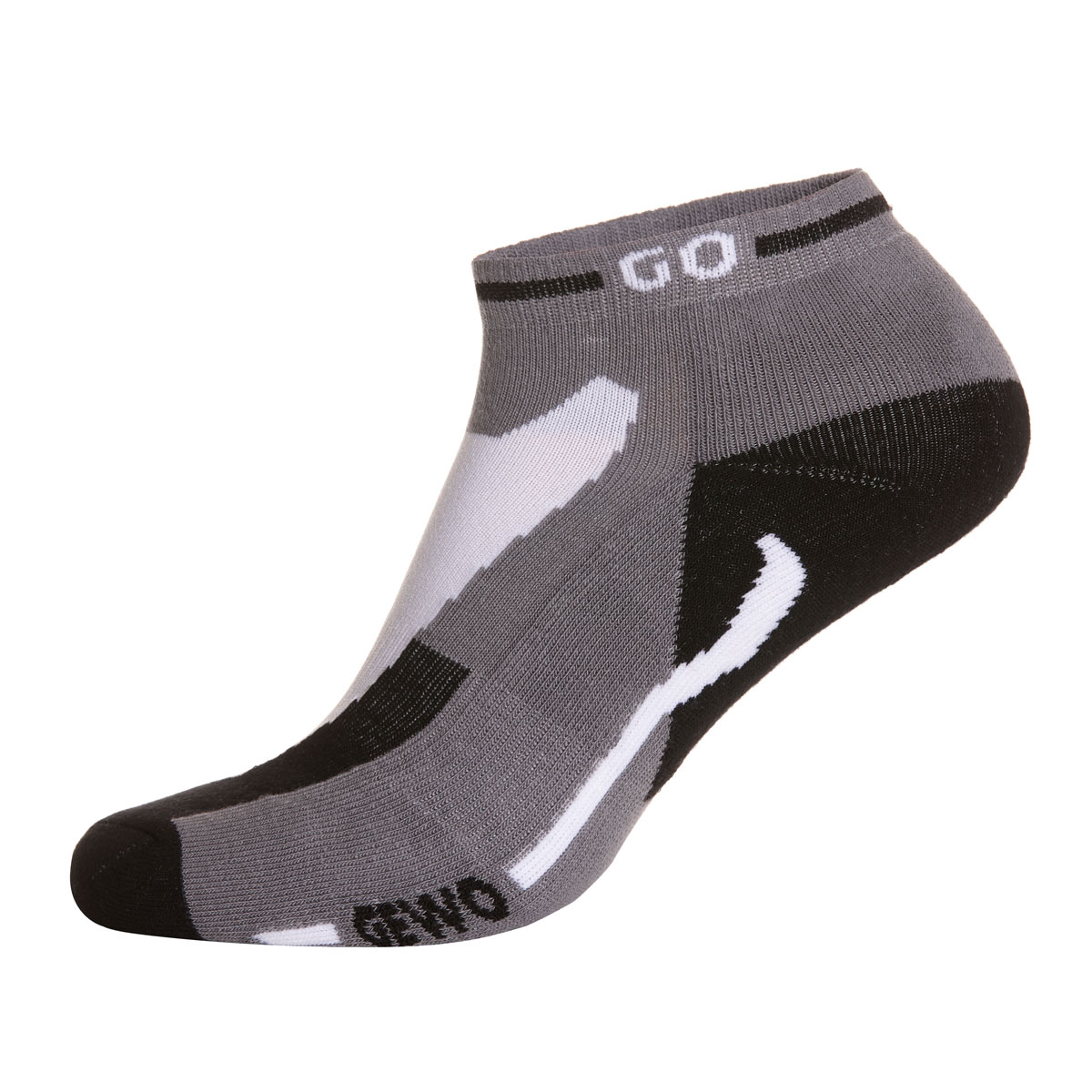 GEWO Kurzsocke Short Flex III grau/weiß 35-38