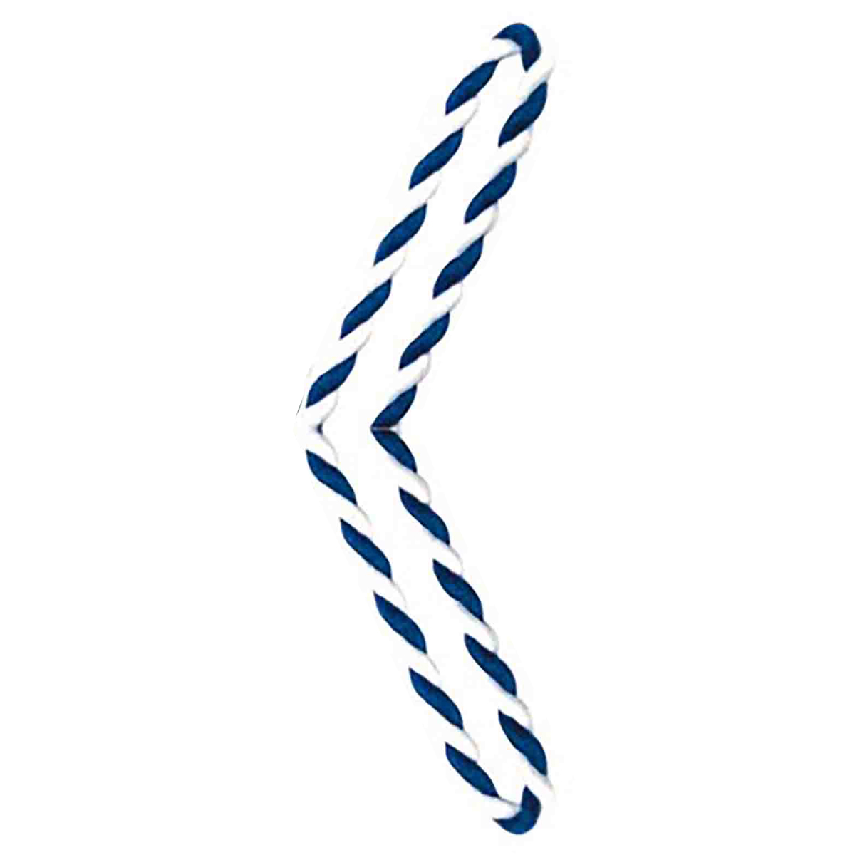 Kordel für TT-Medaillen blau/weiß