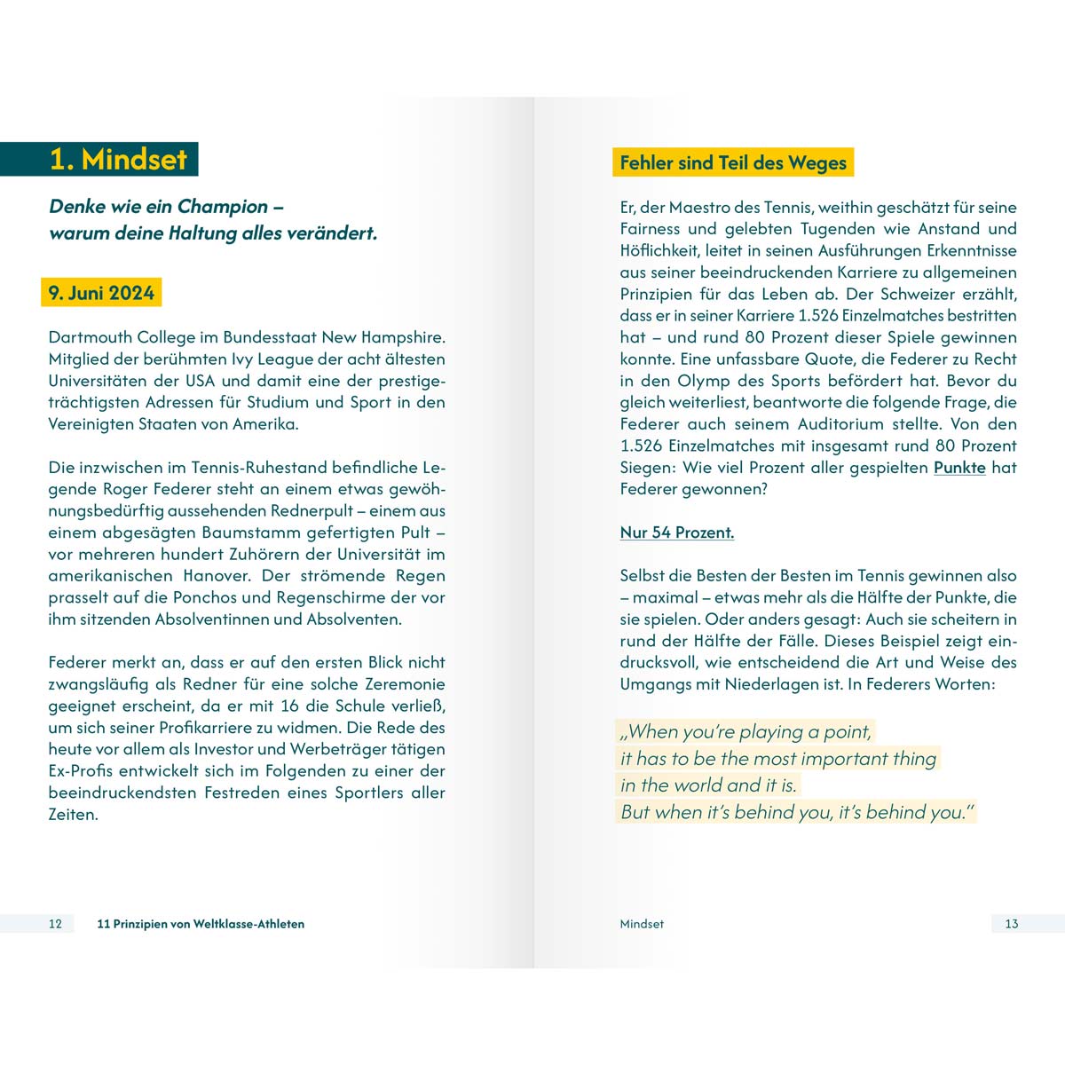 Buch: 11 Prinzipien von Weltklasse-Athleten
