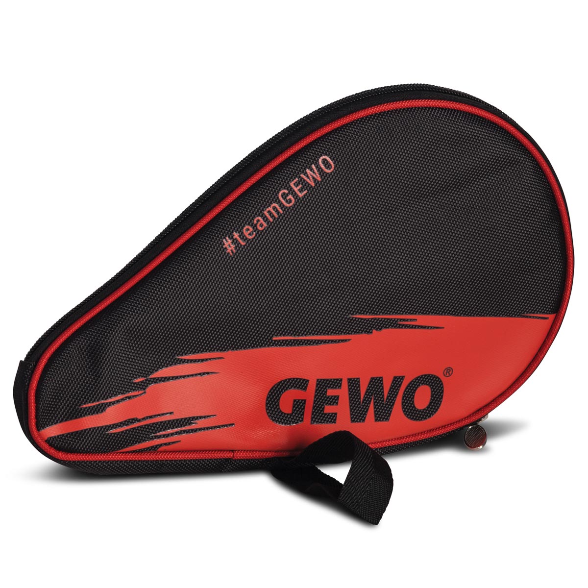 GEWO Rundhülle Wave mit Ballfach schwarz/rot