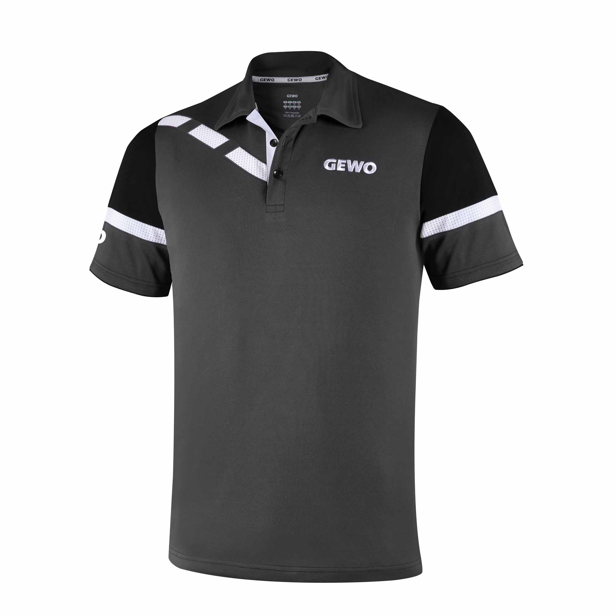 GEWO Hemd Livias grau/schwarz S