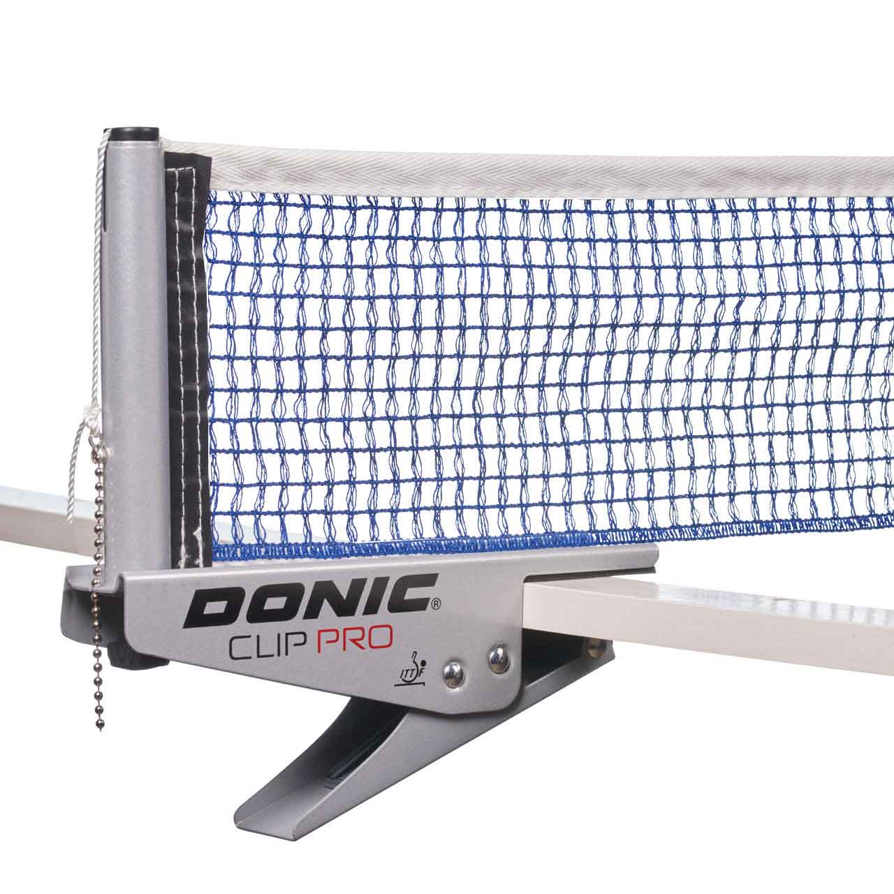 Donic Netzgarnitur Clip Pro grau/blau