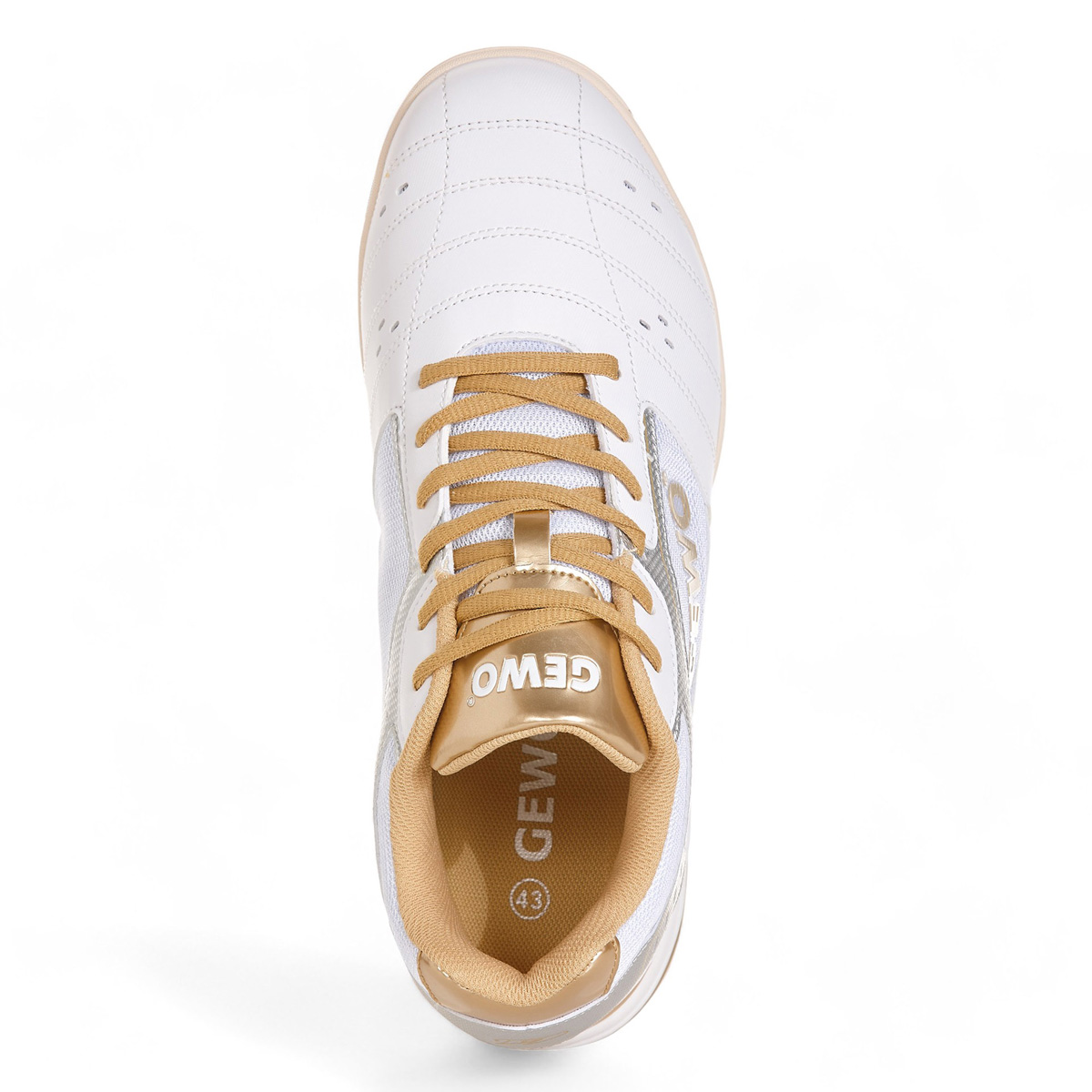 GEWO Schuh Gold Flex weiß/gold 42