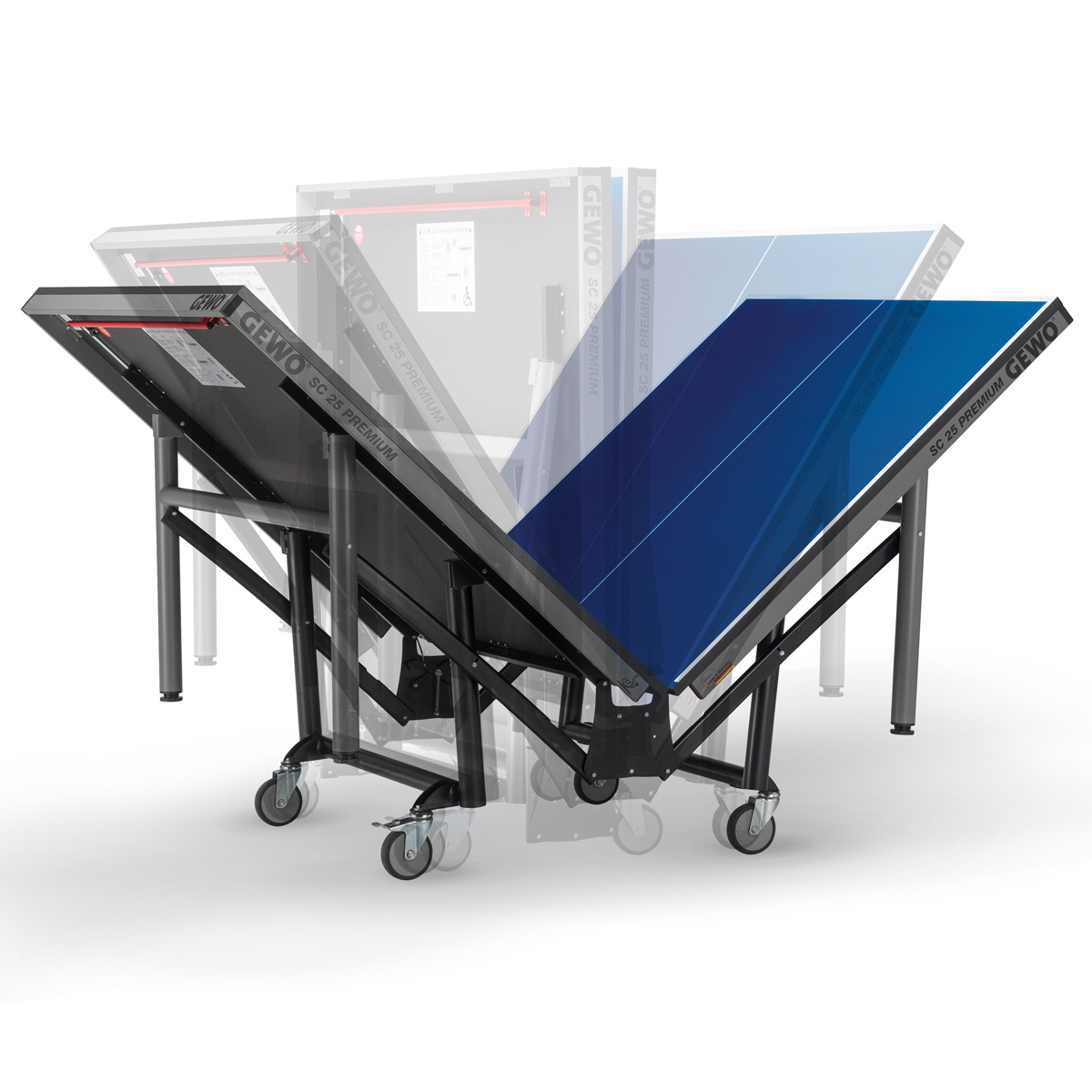 GEWO 2er Set Tisch SC 25 Premium blau