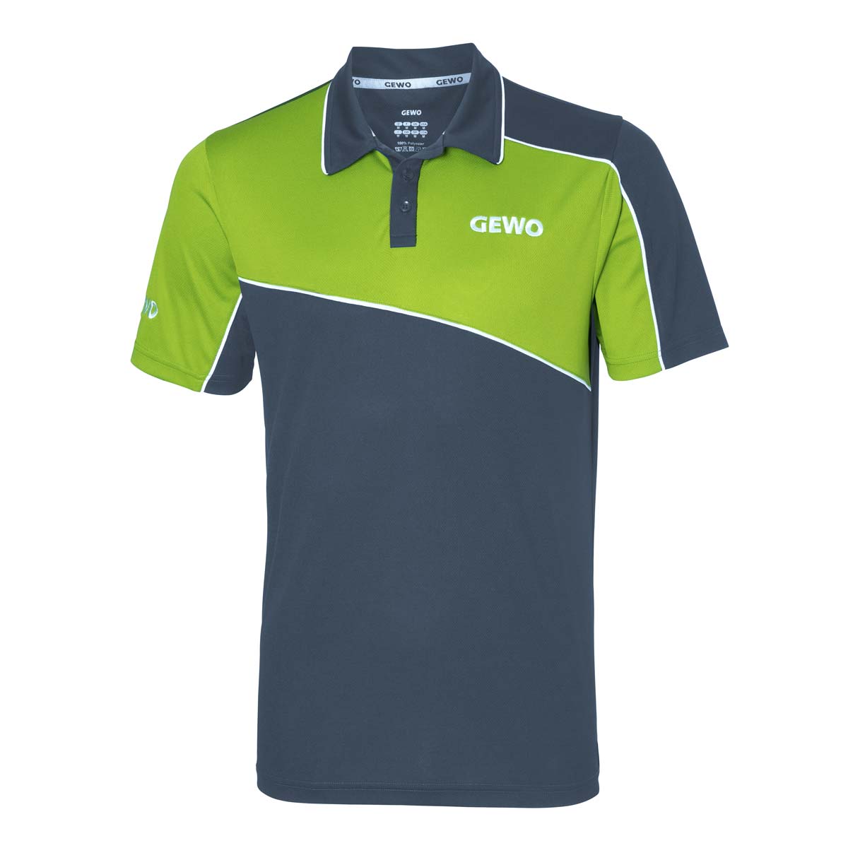GEWO Hemd Pinto Nine Iron/lime S