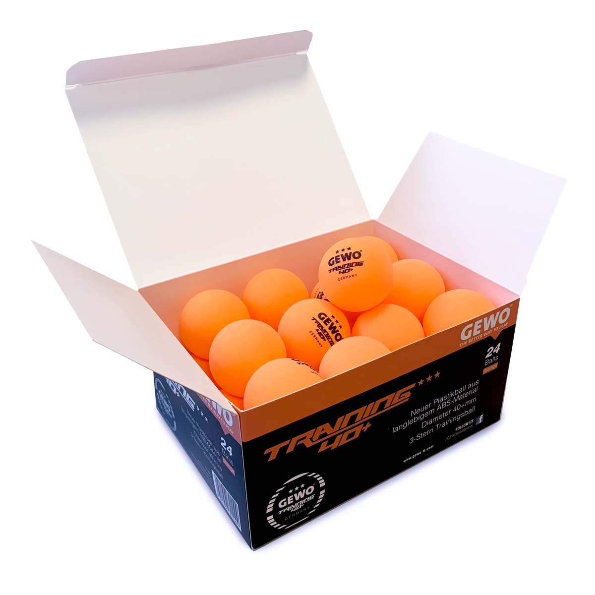 GEWO Trainingsball ***40+ 24er orange