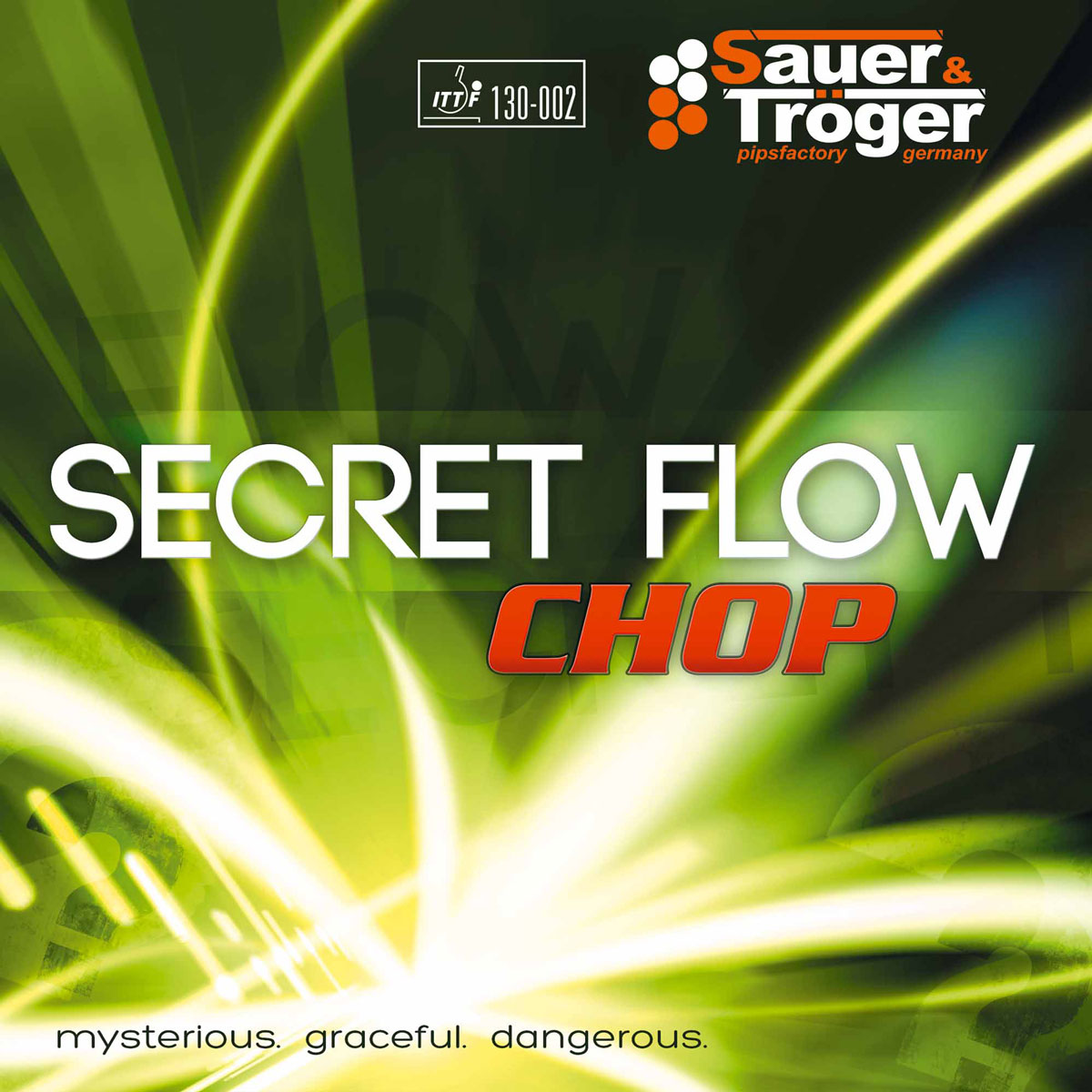 Sauer & Tröger Belag Secret Flow chop rot 2,1 mm