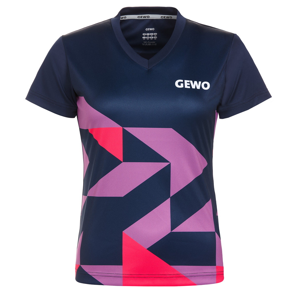 GEWO Lady Shirt Matera navy/pink XXXS