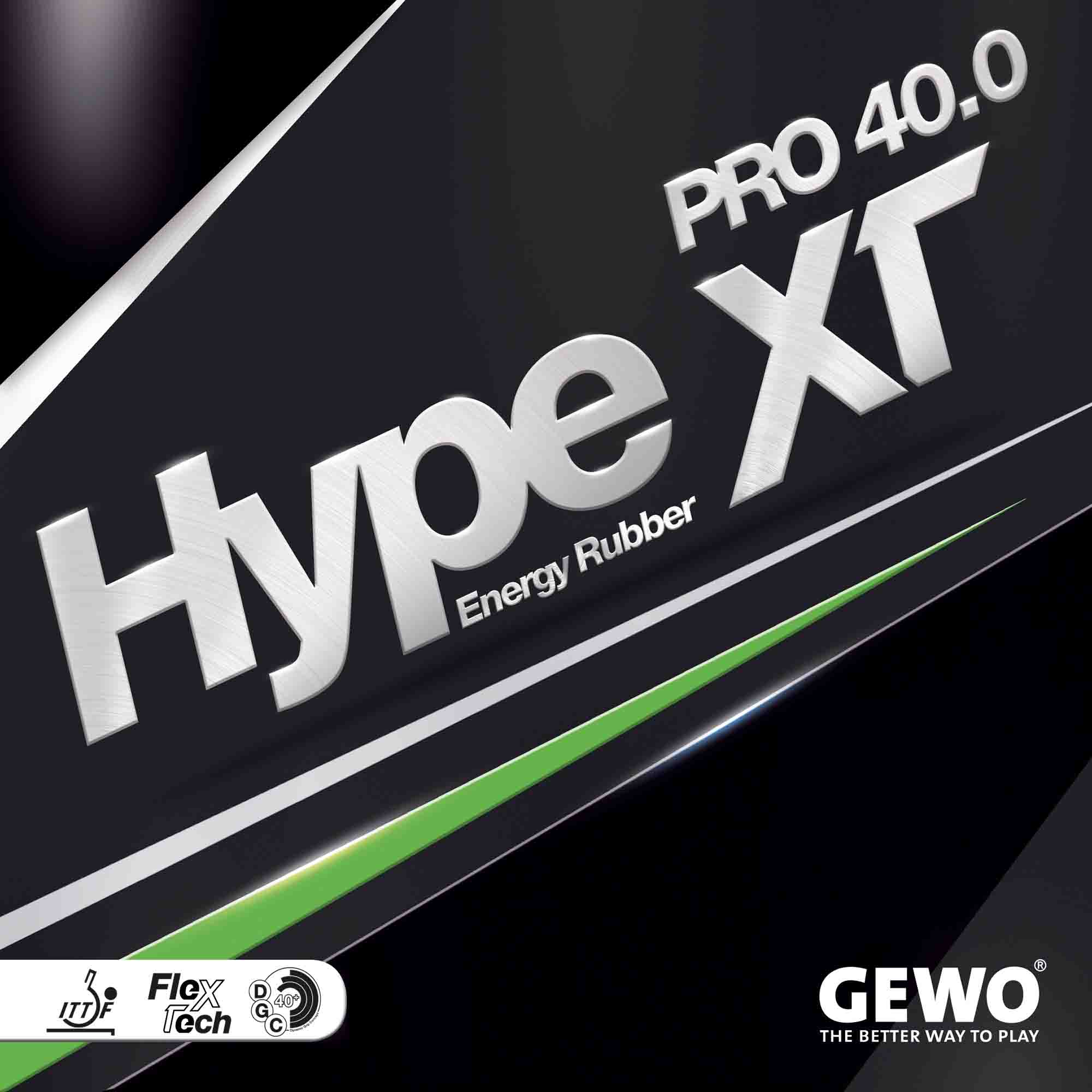 GEWO Belag Hype XT Pro 40.0 schwarz 2,1 mm