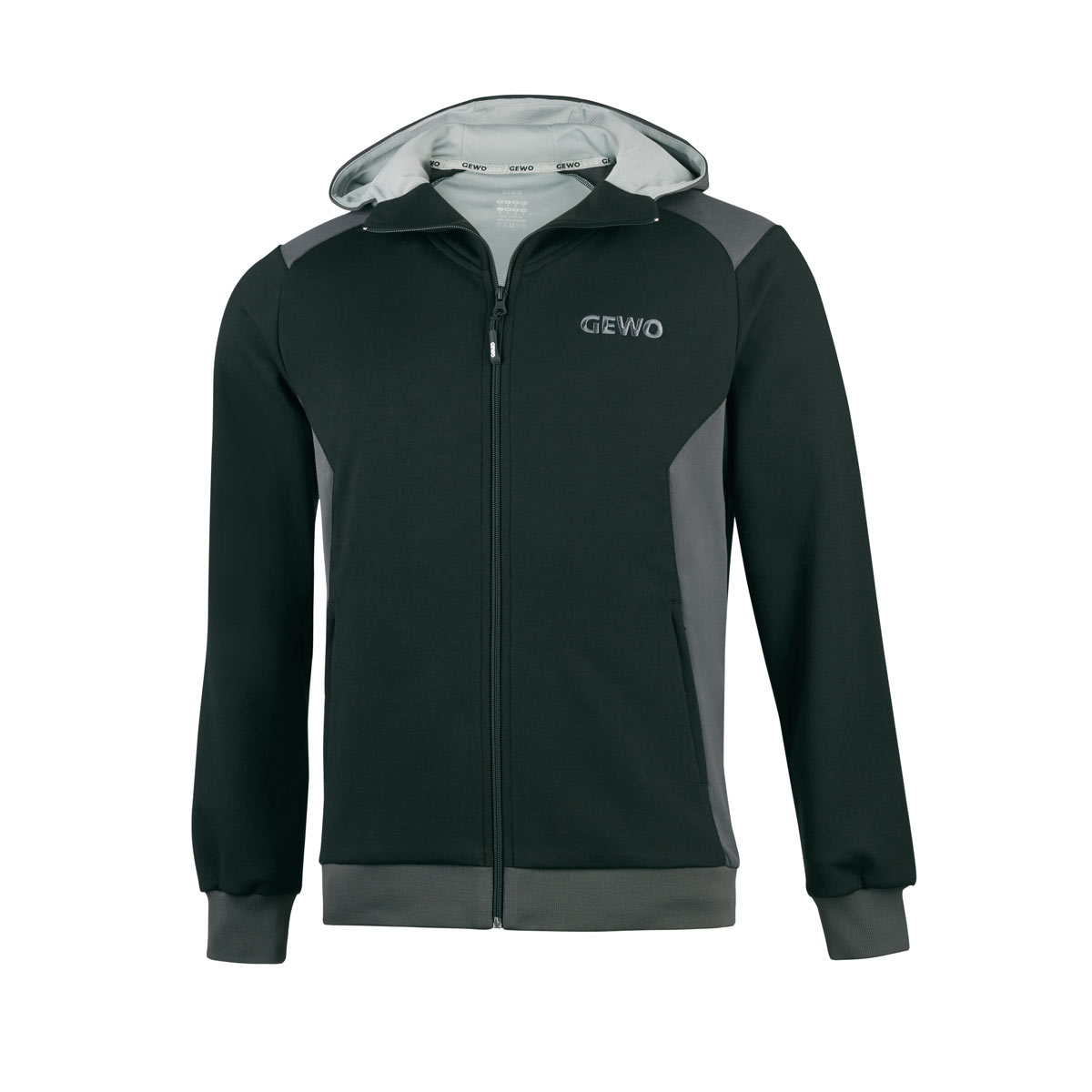 GEWO Hoodie Manto schwarz/grau M