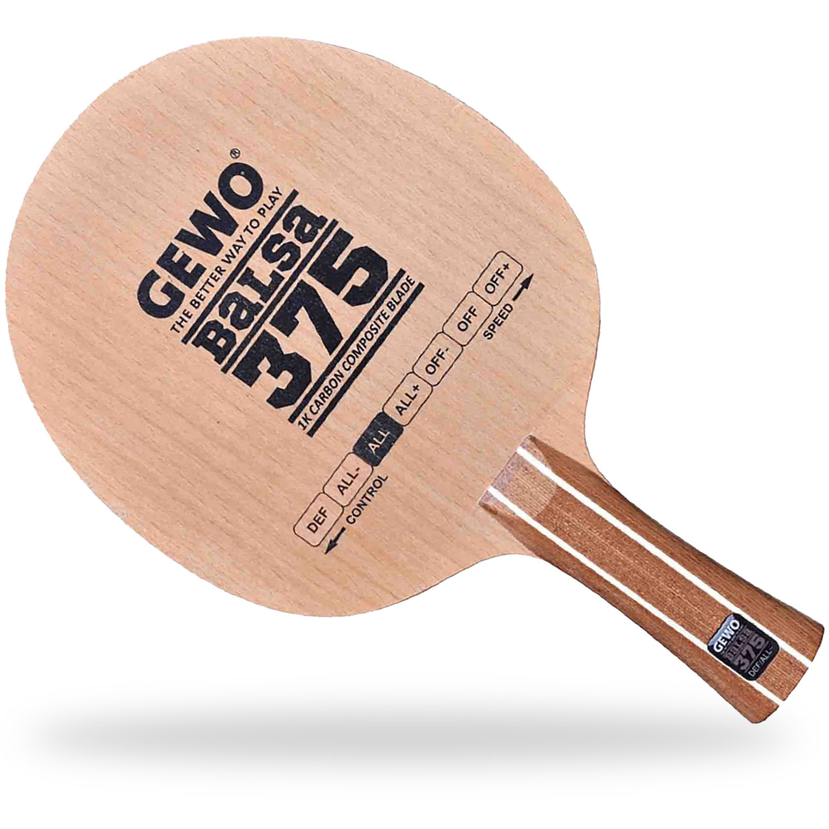 GEWO Holz Balsa Carbon 375  anatomisch