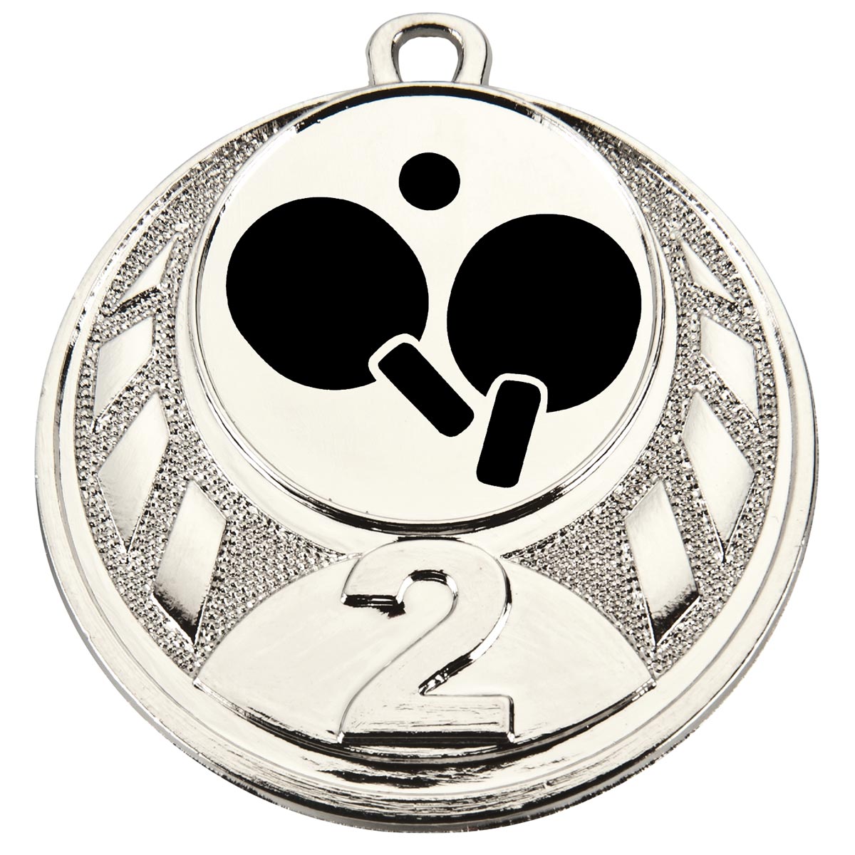 Medaille Platzierung 45mm silber