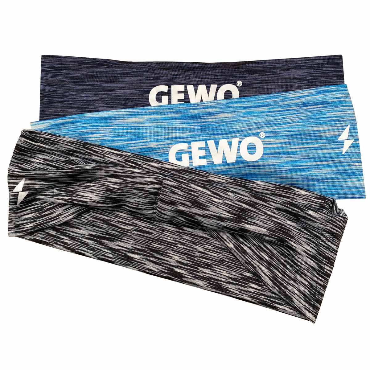 GEWO Stirnband grau melange