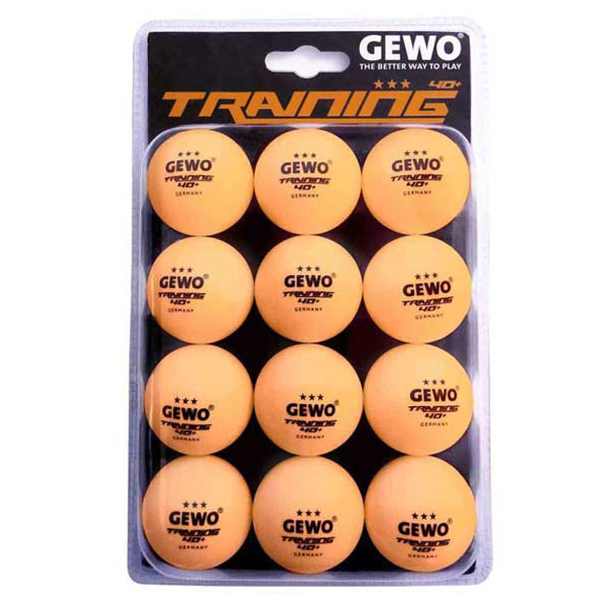 GEWO Trainingsball *** 40+ 12er orange