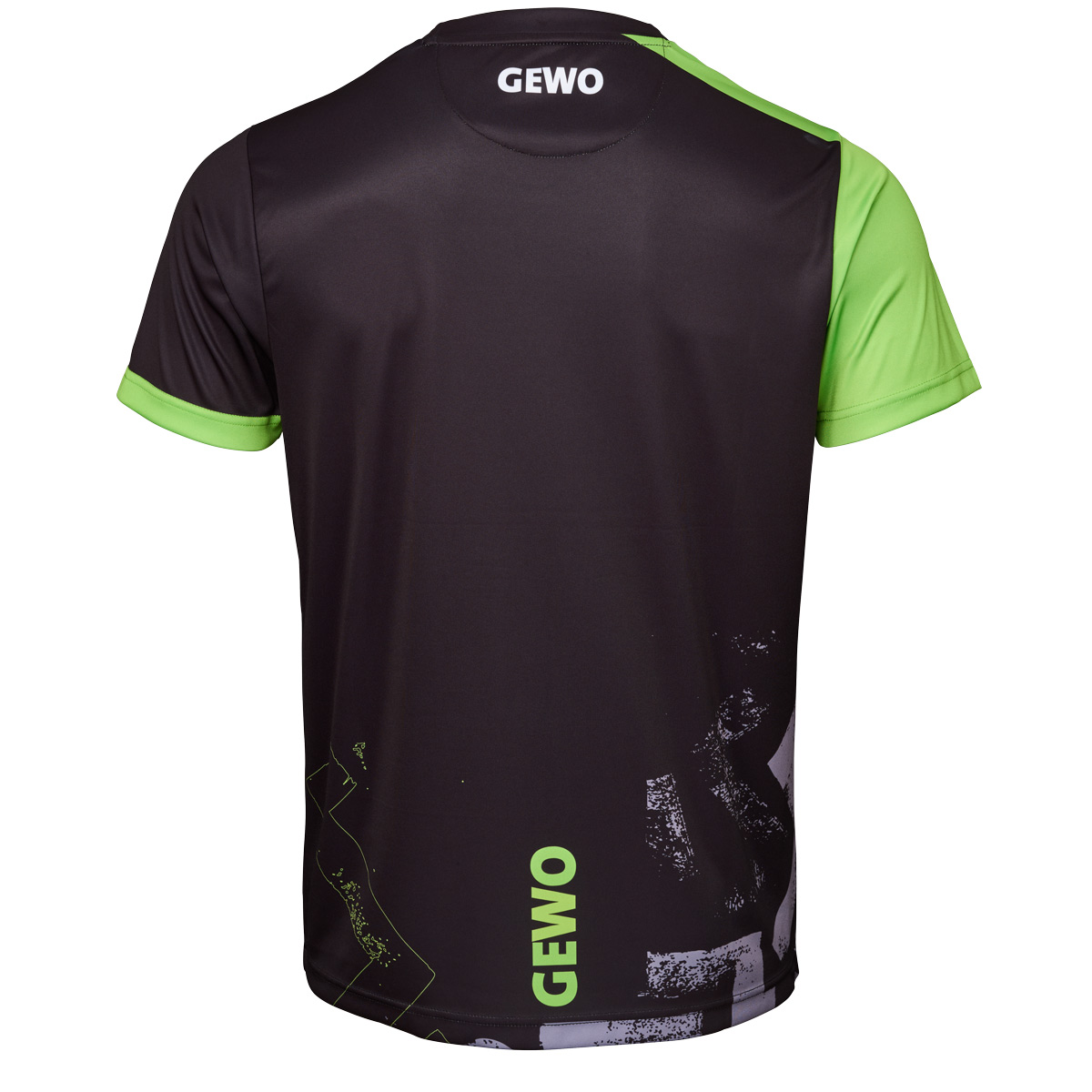 GEWO Shirt Louis grau/lime XXXXL