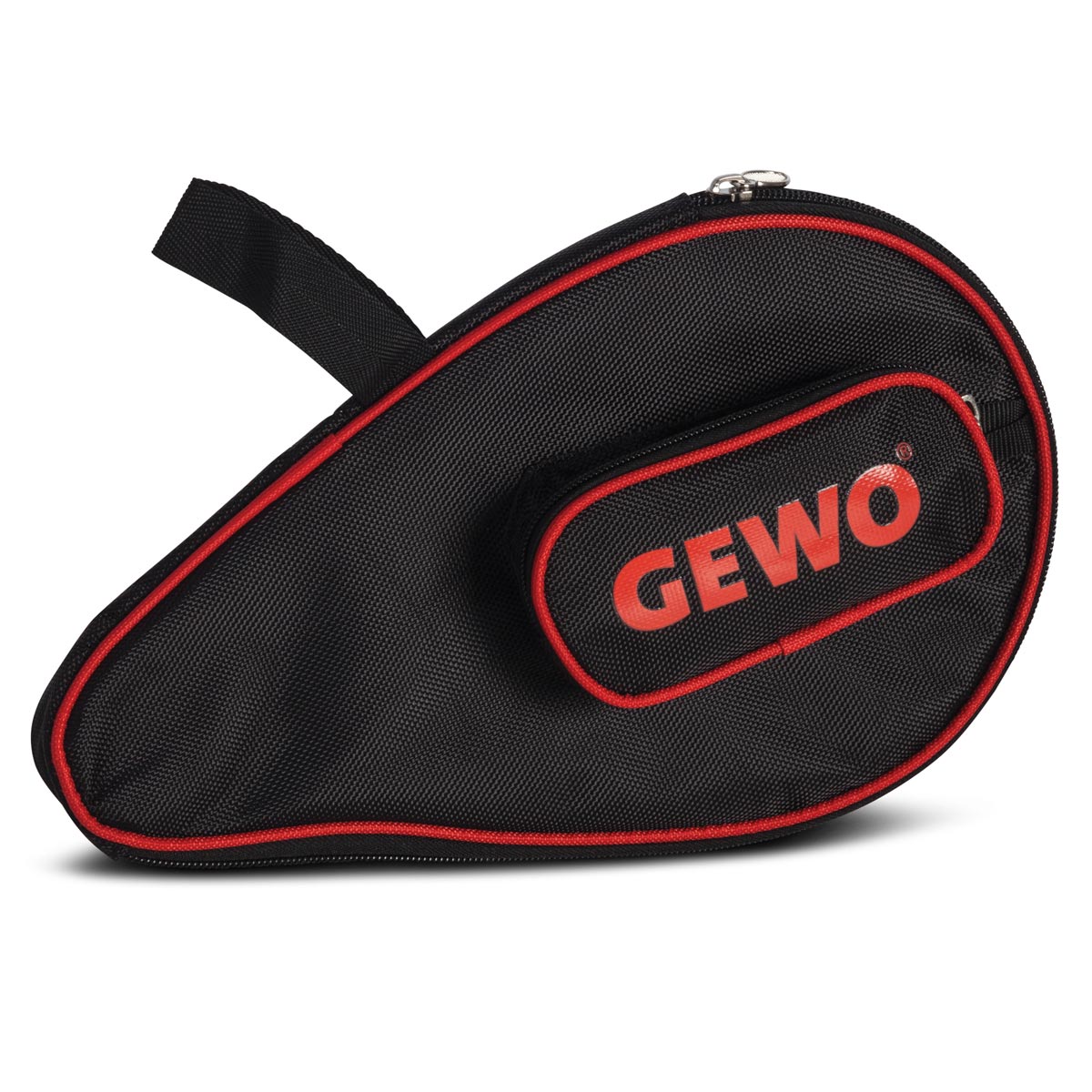 GEWO Rundhülle Wave mit Ballfach schwarz/rot
