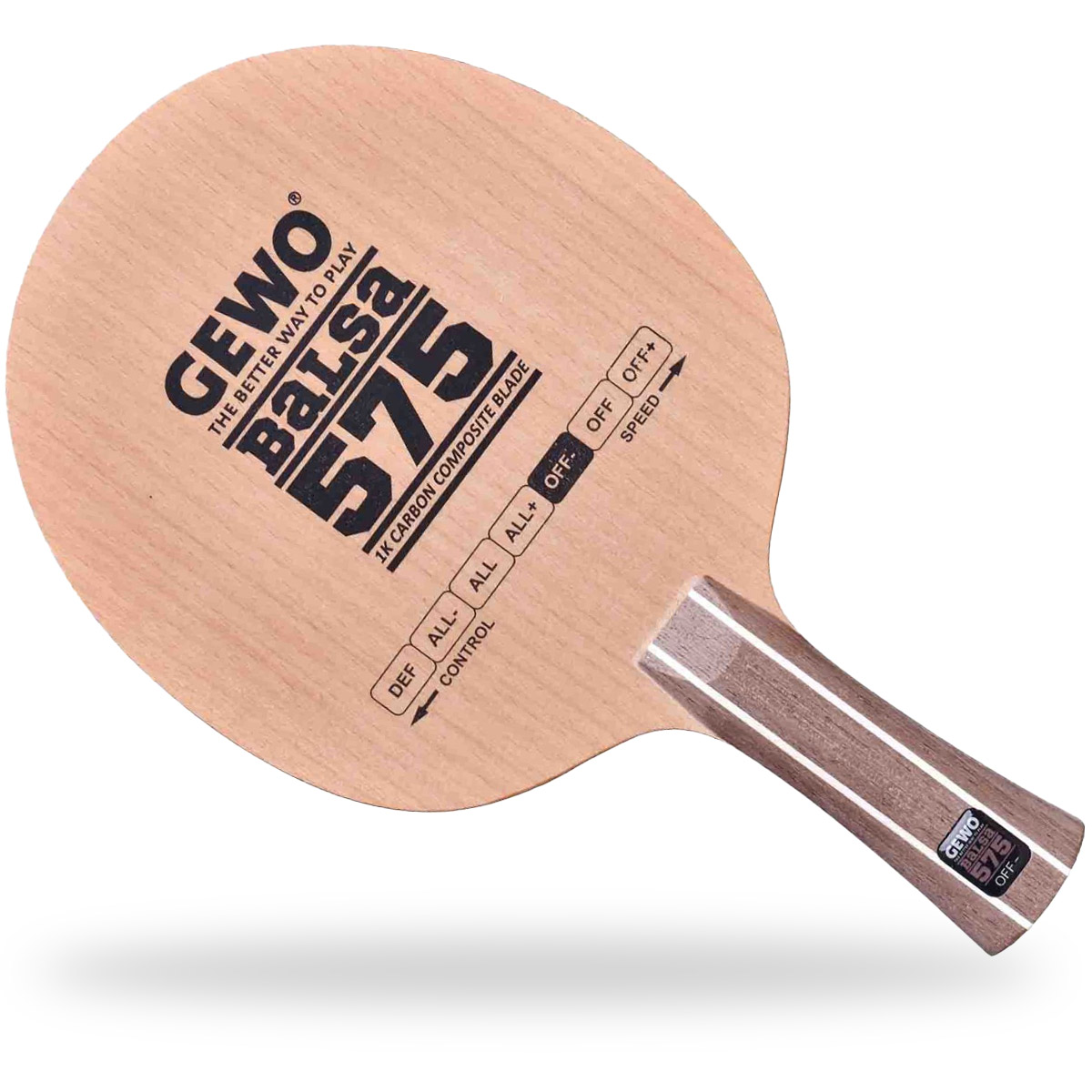 GEWO Holz Balsa Carbon 575  konkav