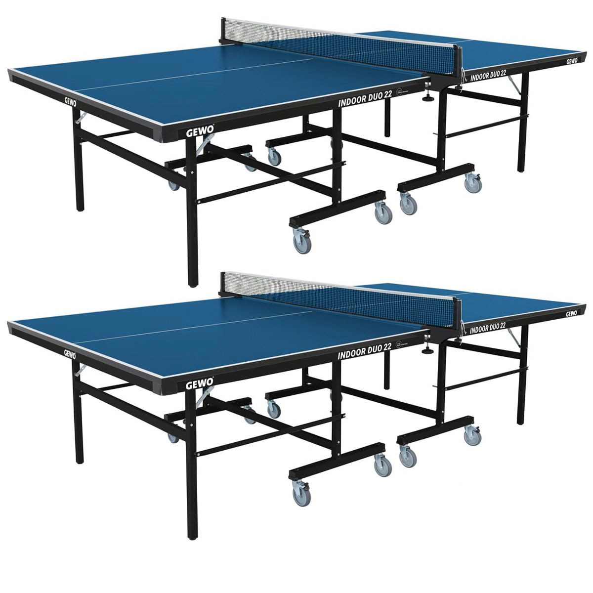 GEWO Tisch Indoor Duo 22 - Set (2 Stück) blau
