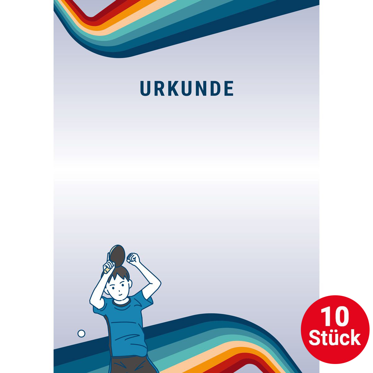 GEWO Urkunde Boys - Set (10 Stück)