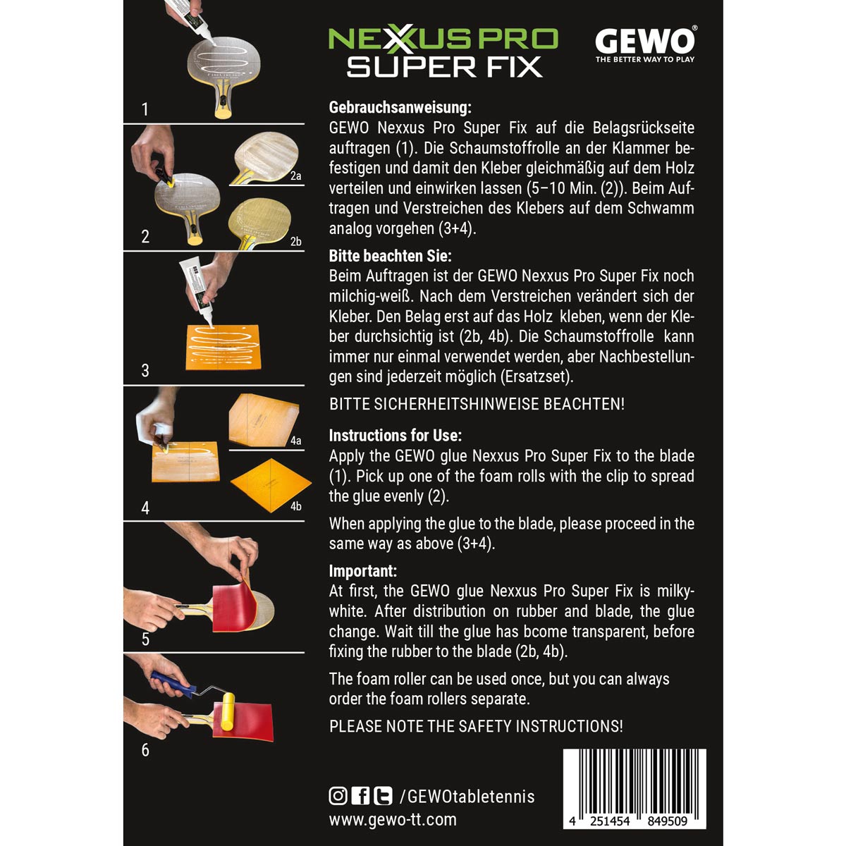 GEWO Kleber Nexxus Pro Super Fix 90 ml