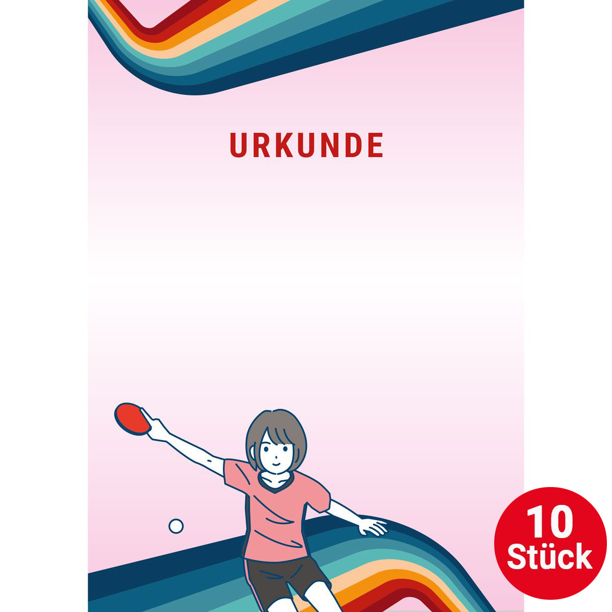 GEWO Urkunde Girls - Set (10 Stück)