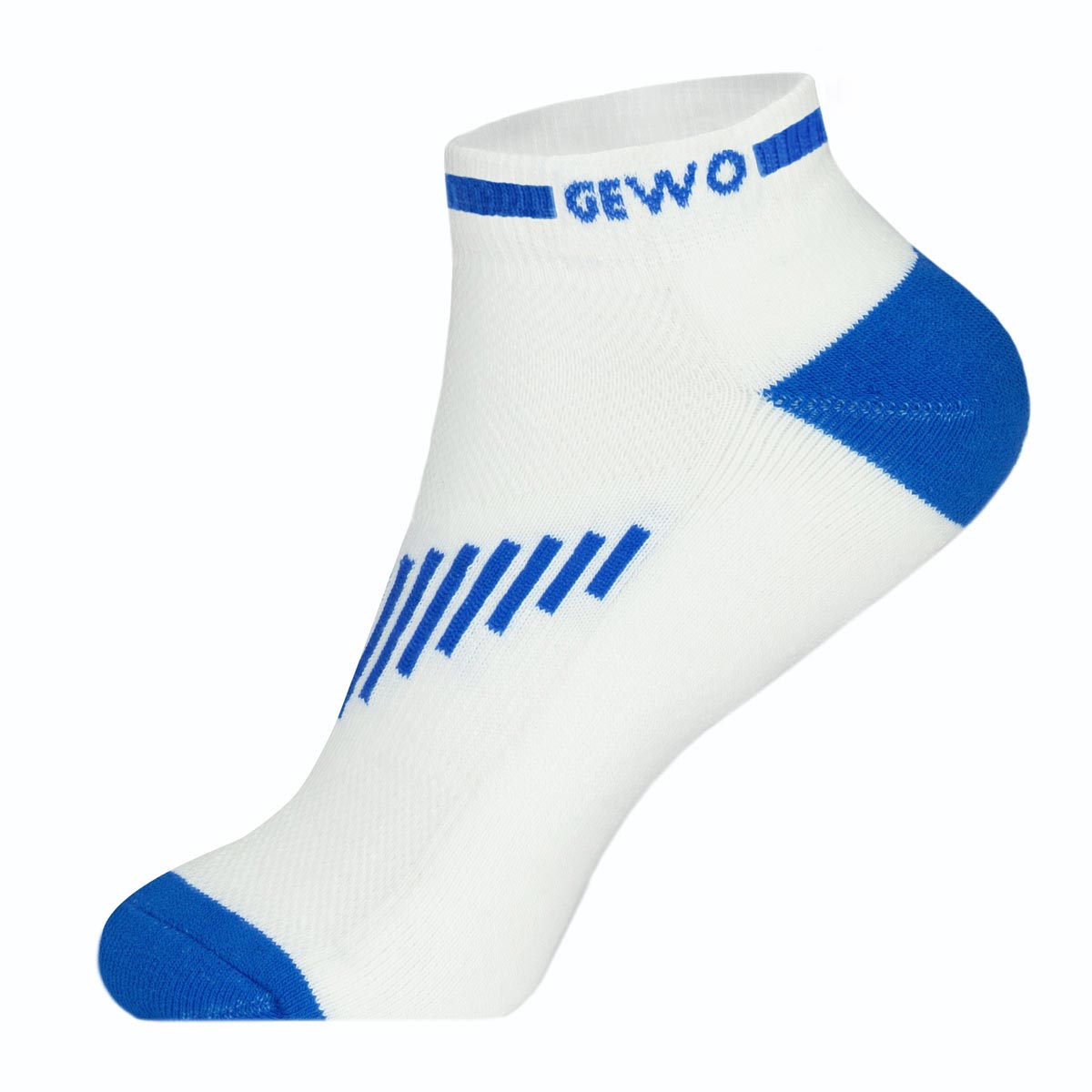GEWO Kurzsocke Short Flex II weiß/blau 35-38